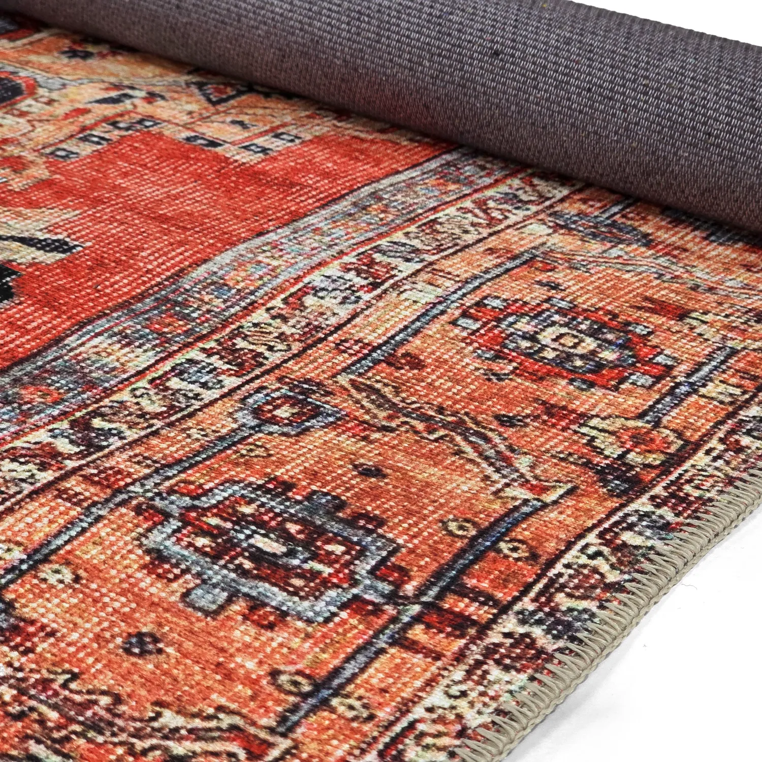 Flatweave rug - Madevan (red)