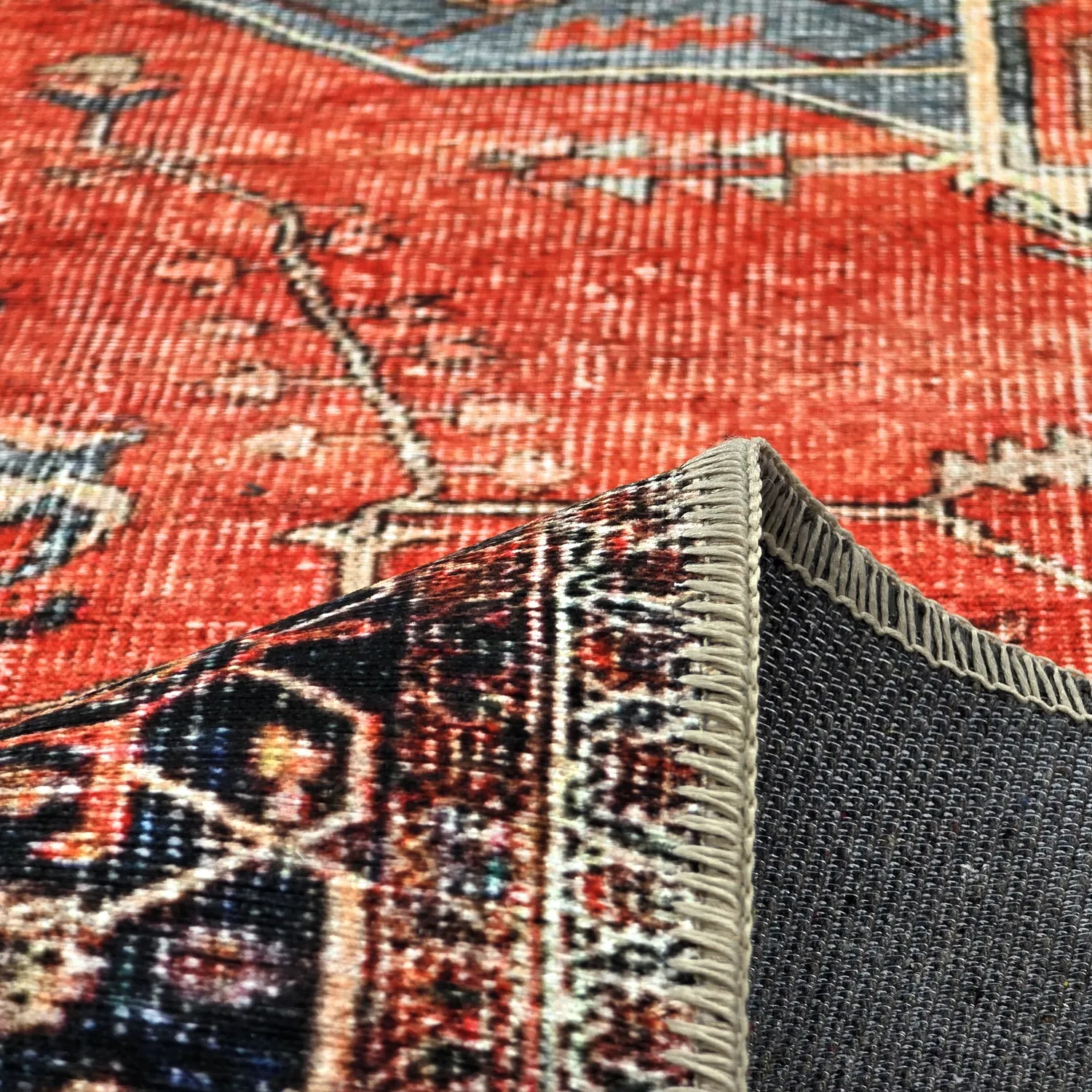 Flatweave rug - Mandalay (red)