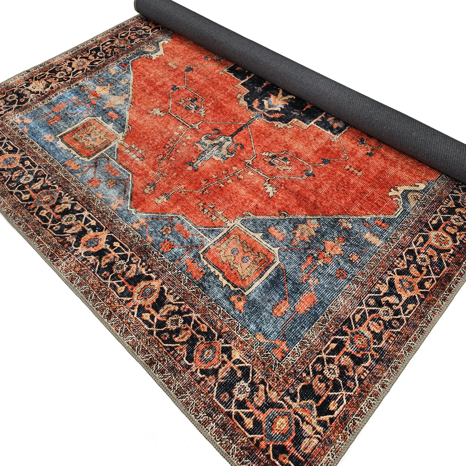 Flatweave rug - Mandalay (red)