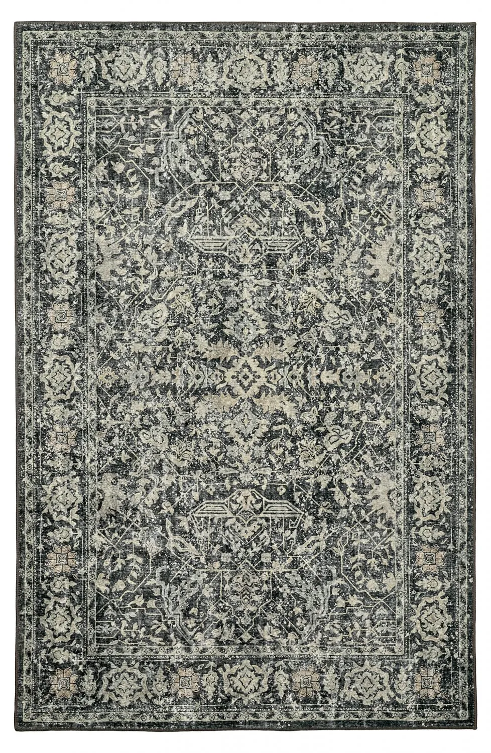 Flatweave rug - Meralis (black)