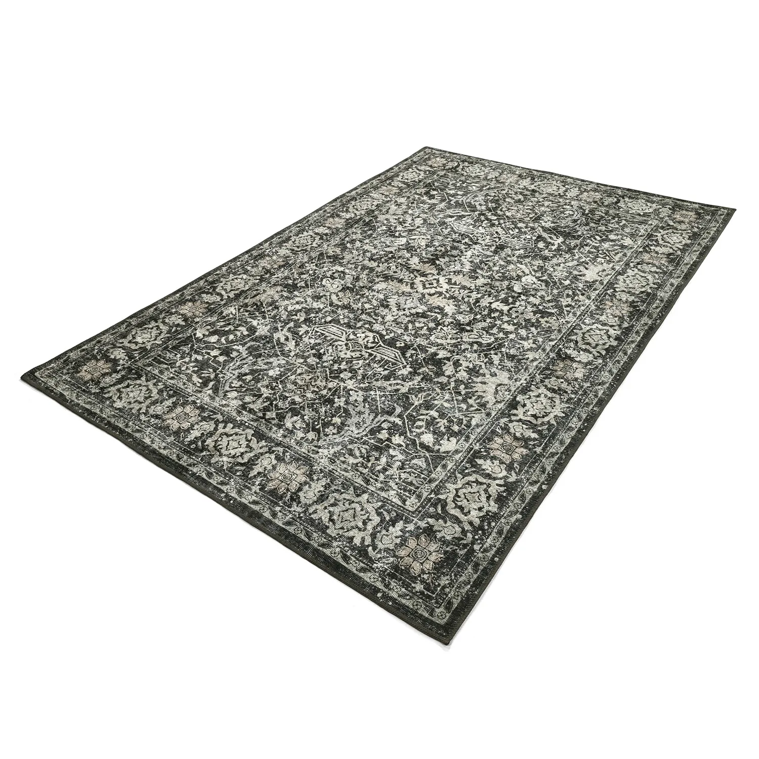 Flatweave rug - Meralis (black)