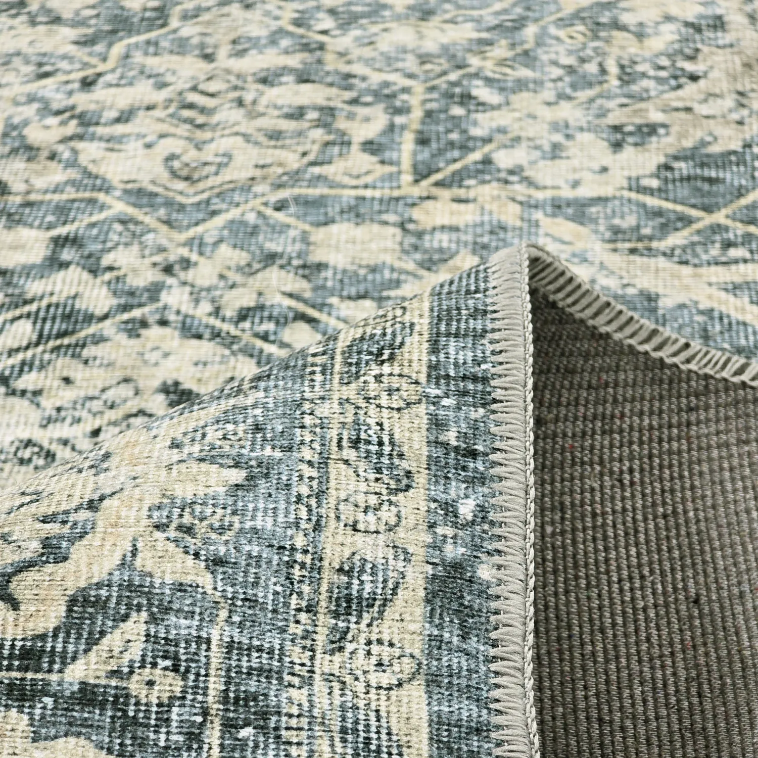 Flatweave rug - Meralis (blue)