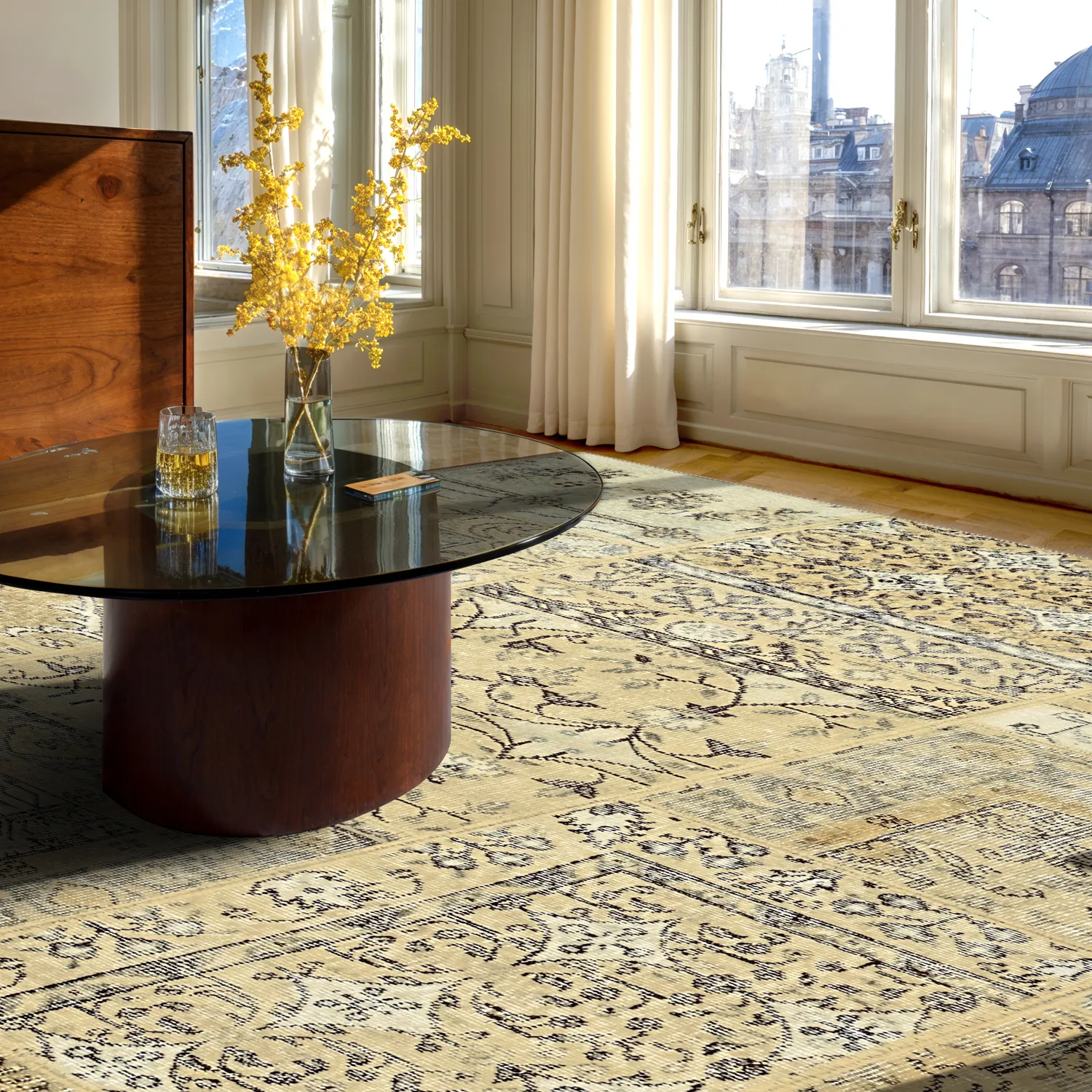 Flatweave rug - Myrina (beige)