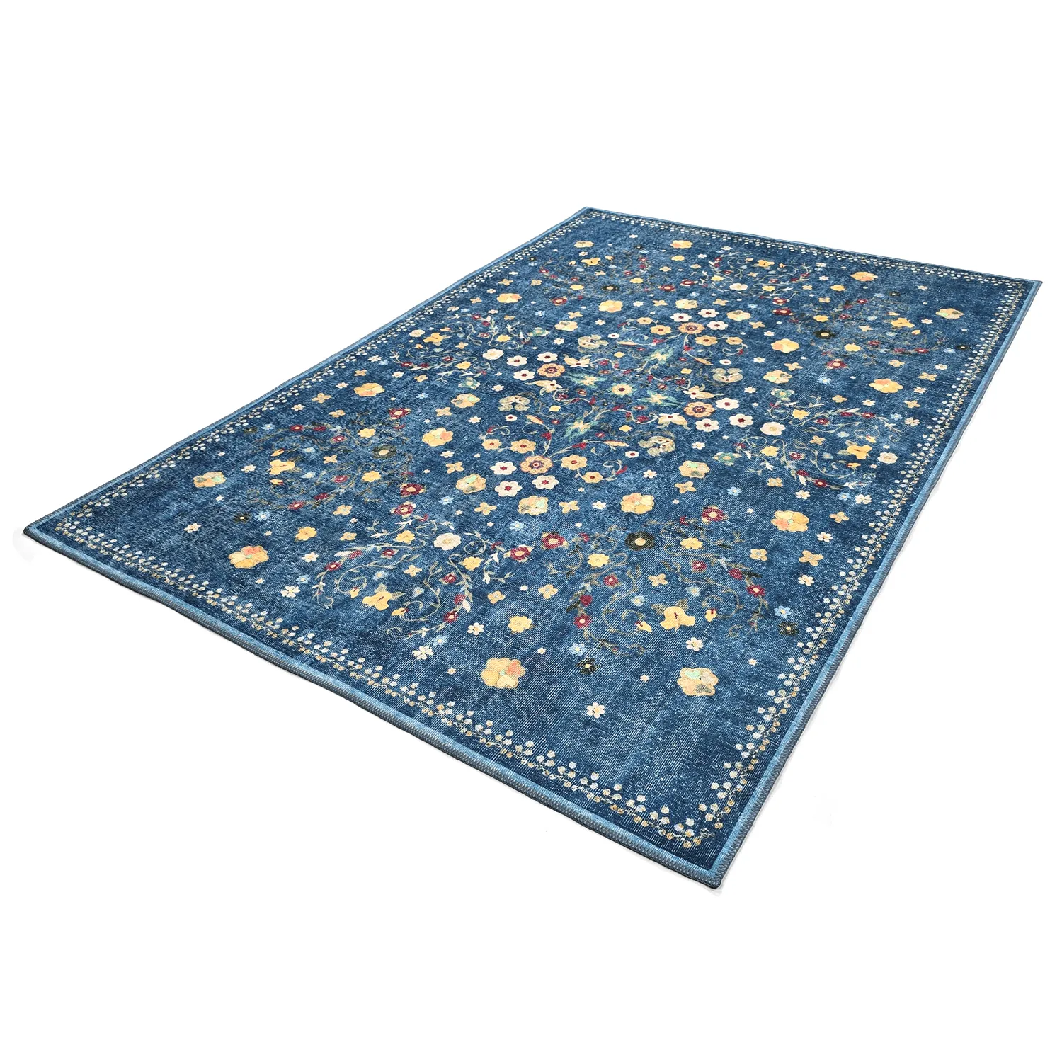 Flatweave rug - Nabilar (blue)