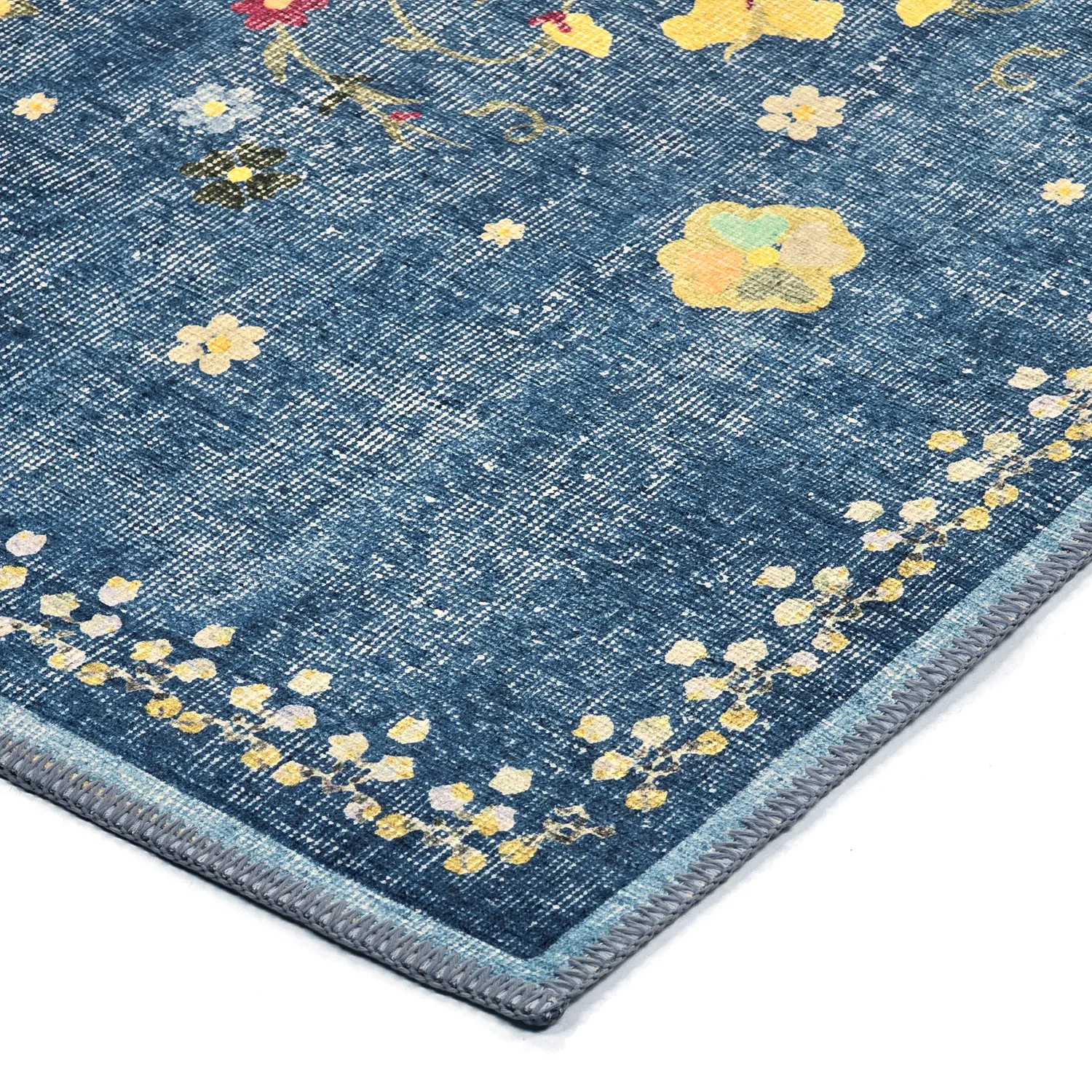 Flatweave rug - Nabilar (blue)