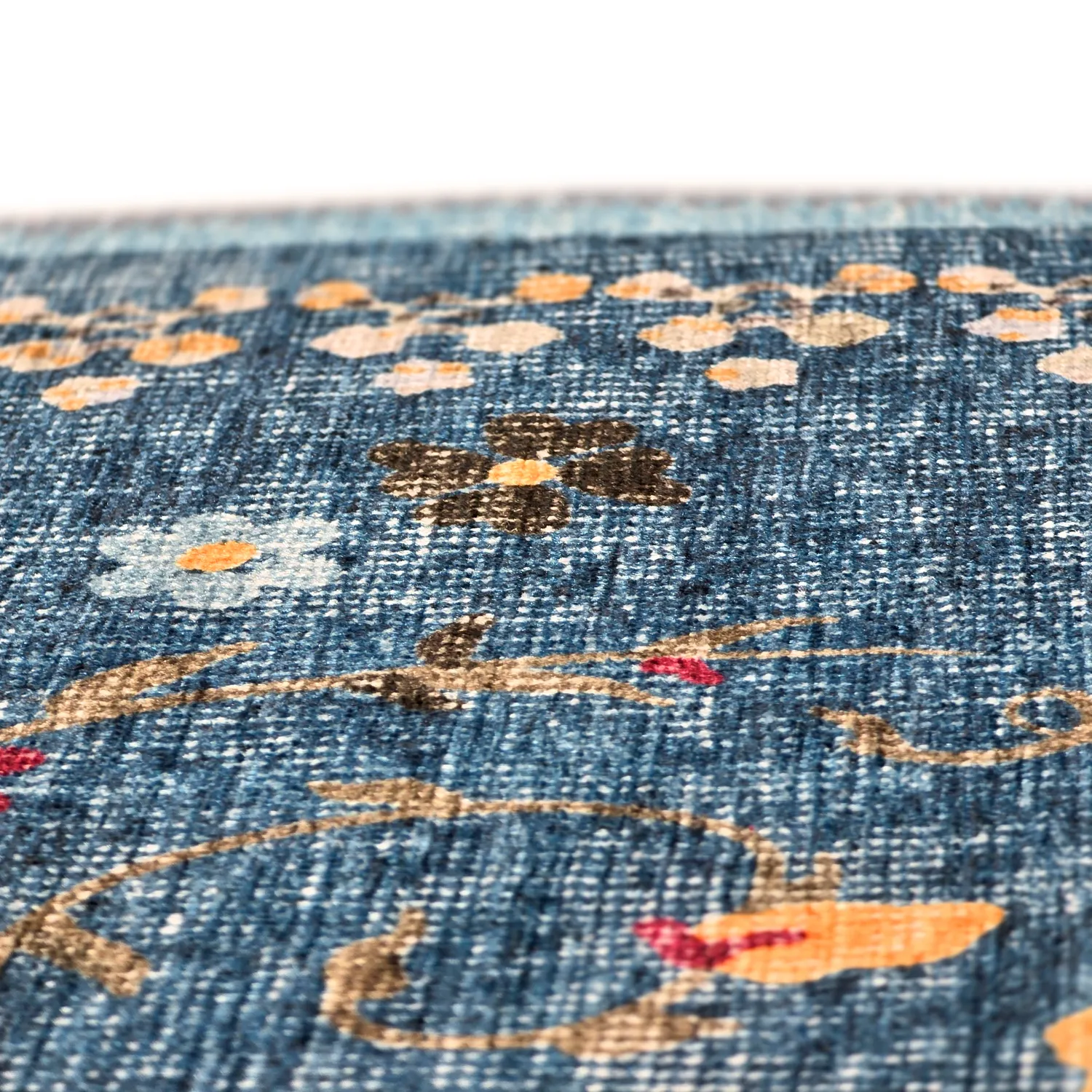 Flatweave rug - Nabilar (blue)