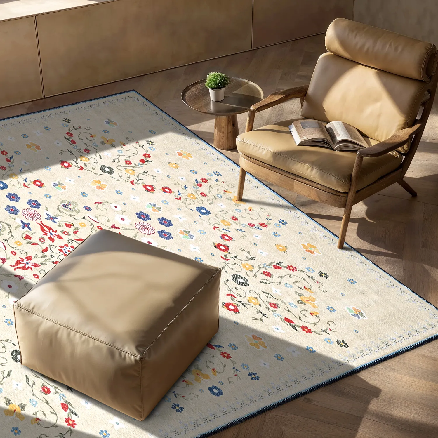 Flatweave rug - Nabilar (cream)