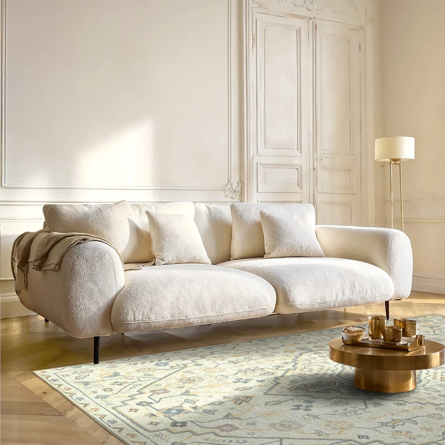 Flatweave rug - Nahla (cream)