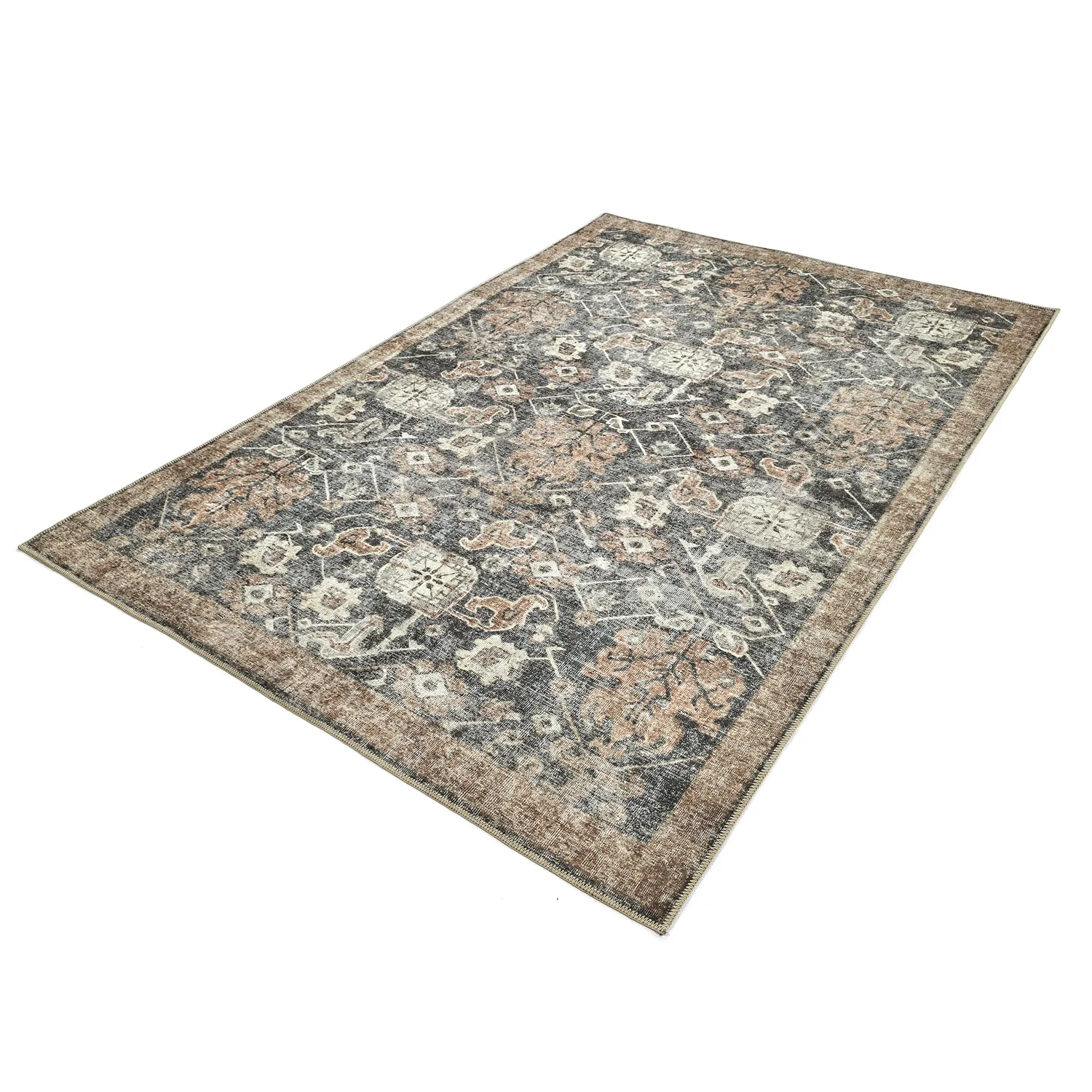 Flatweave rug - Noura (dark blue)