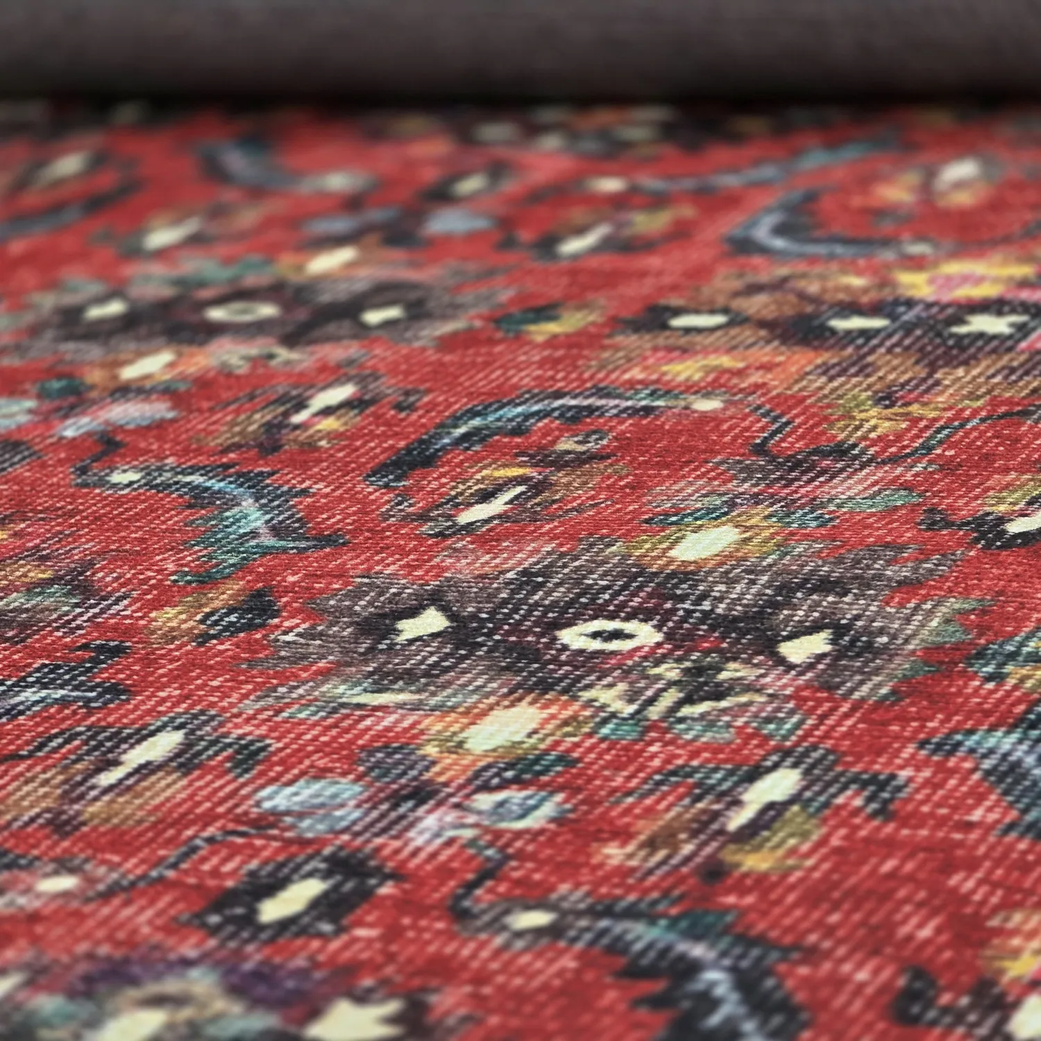 Flatweave rug - Omarien (red)