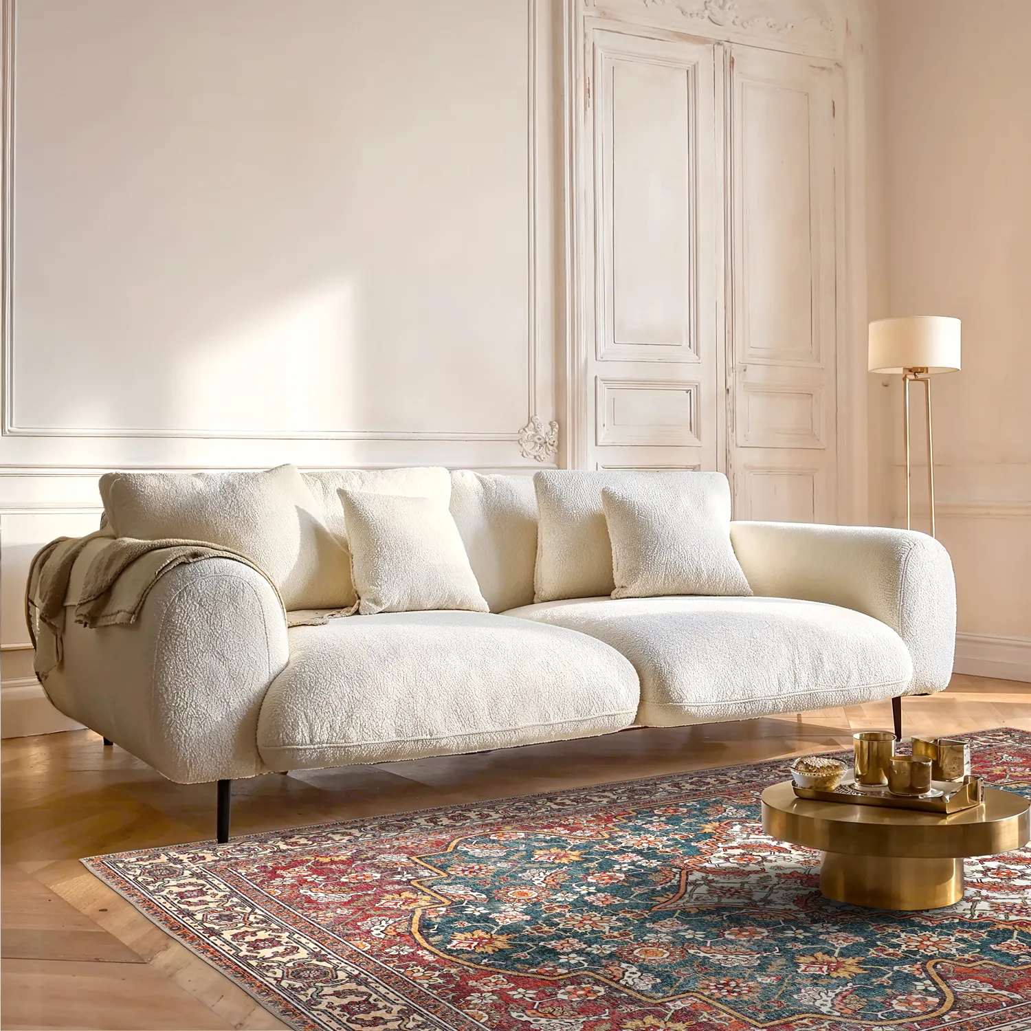 Flatweave rug - Samaria (red)