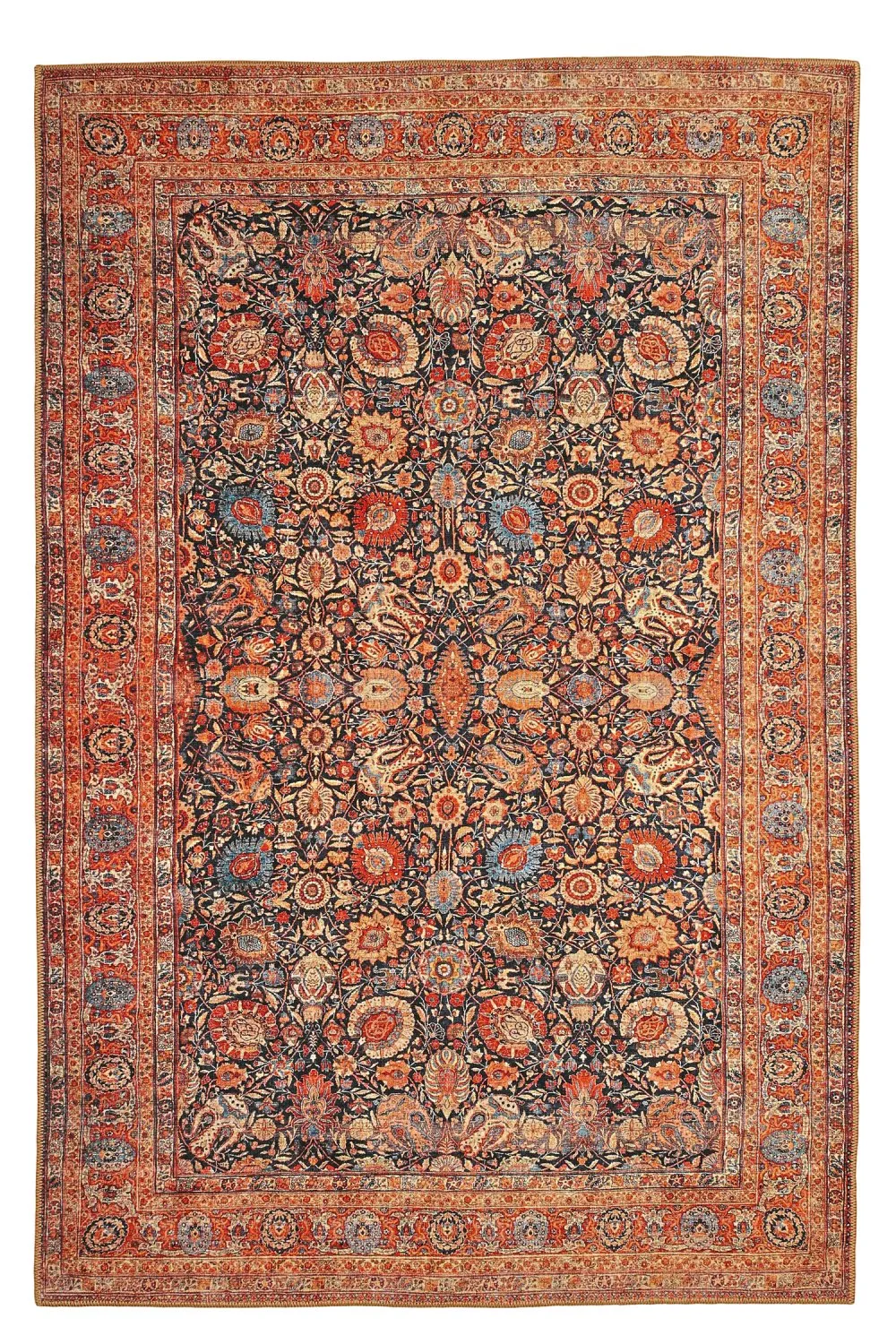 Flatweave rug - Selamira (blue/multi)