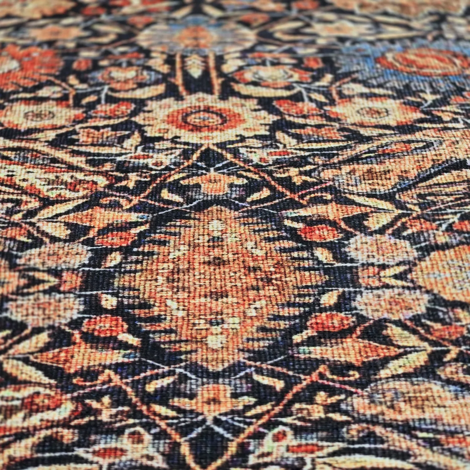 Flatweave rug - Selamira (blue/multi)