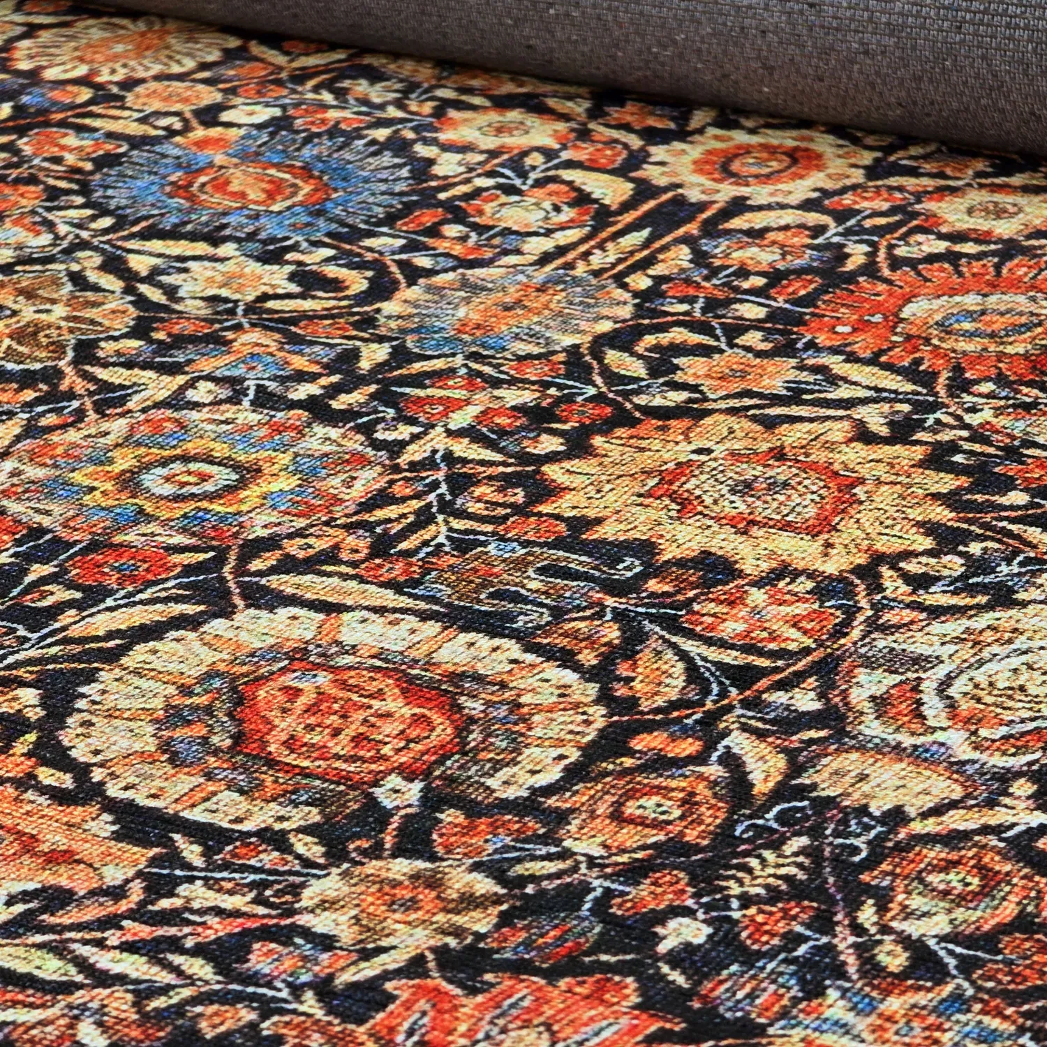 Flatweave rug - Selamira (blue/multi)