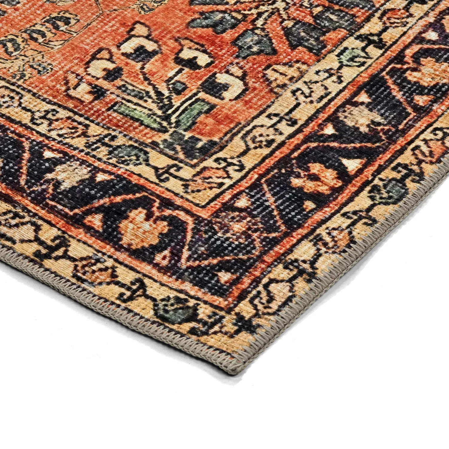Flatweave rug - Yasirah (orange)