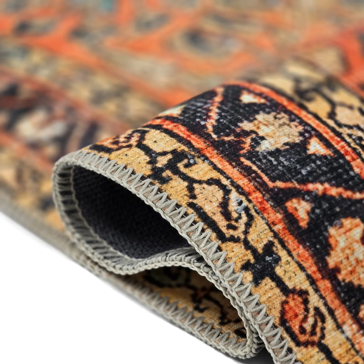 Flatweave rug - Yasirah (orange)