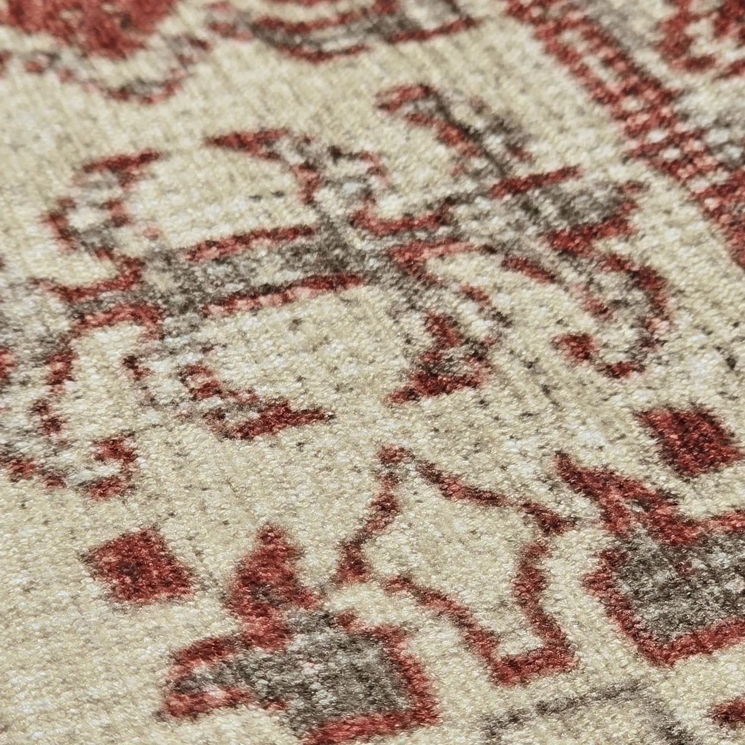 Flatweave rug - Zuleina (red)