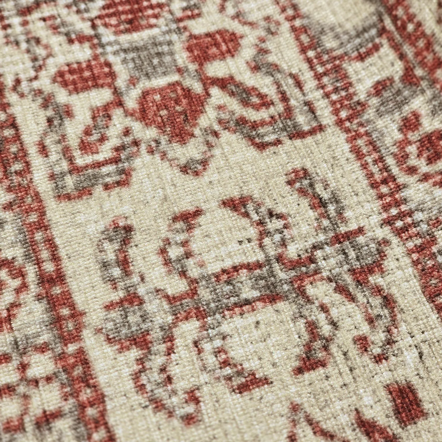 Flatweave rug - Zuleina (red)
