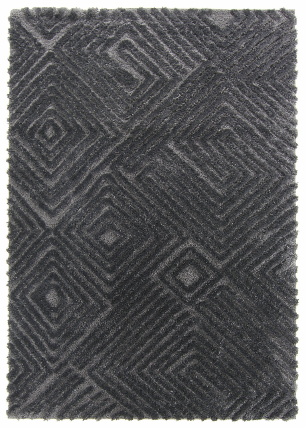 Shaggy rugs - Monti (black)