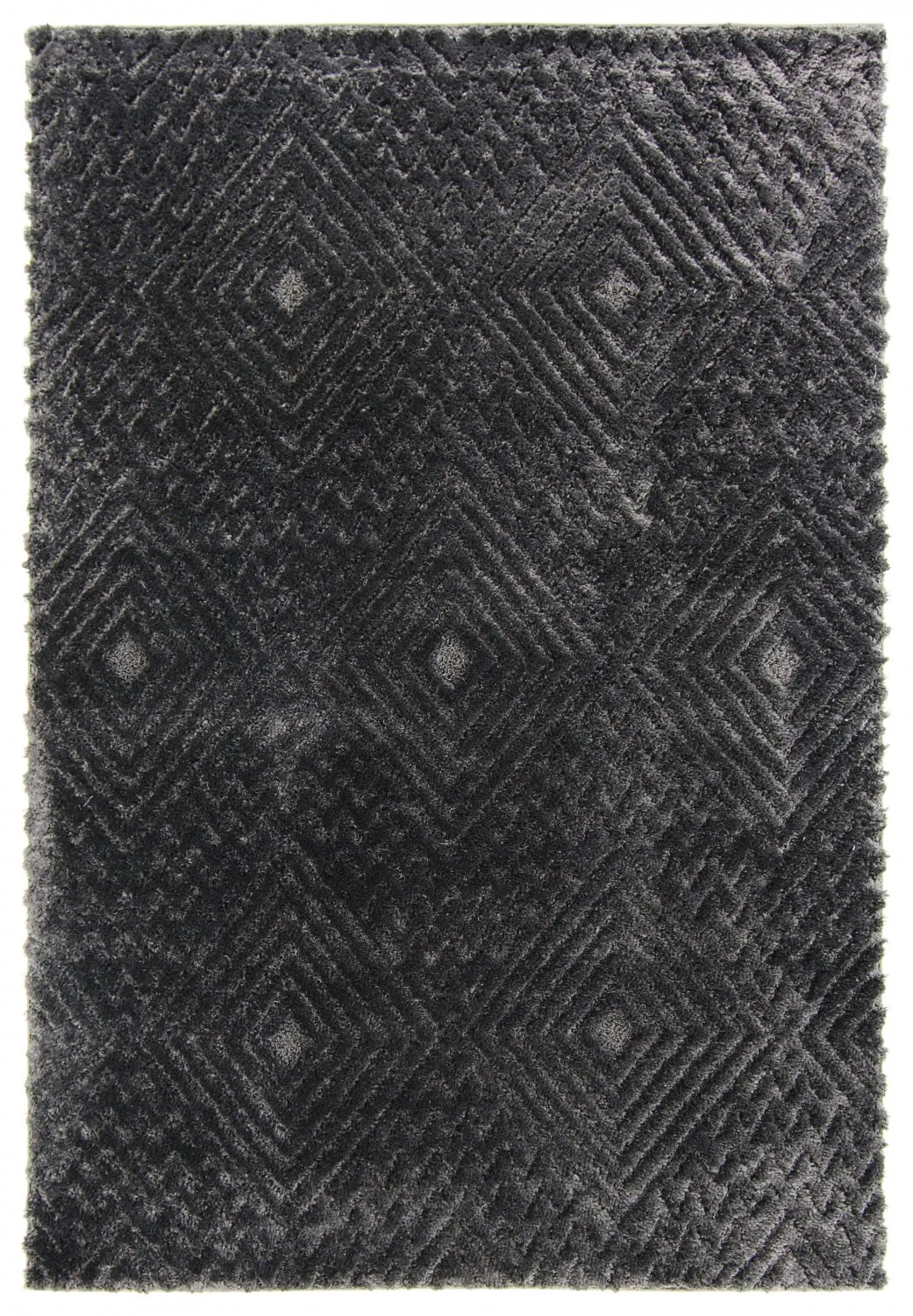 Shaggy rugs - Stettin (black)