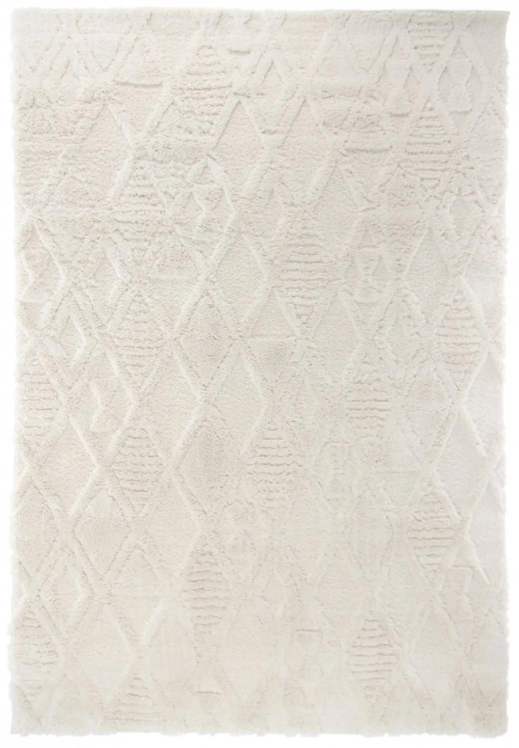 Shaggy rugs - Rostock (offwhite)