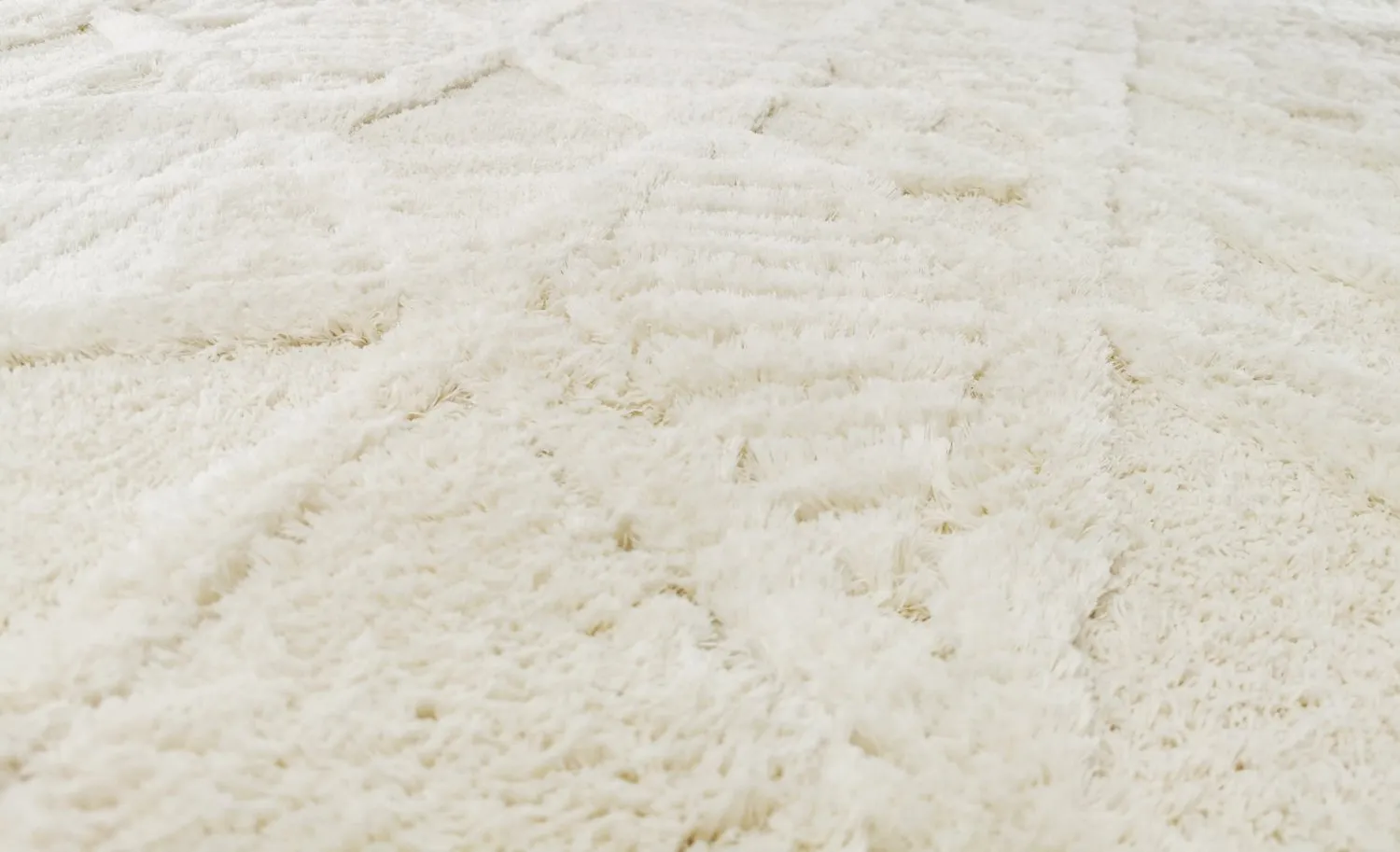 Shaggy rugs - Rostock (offwhite)