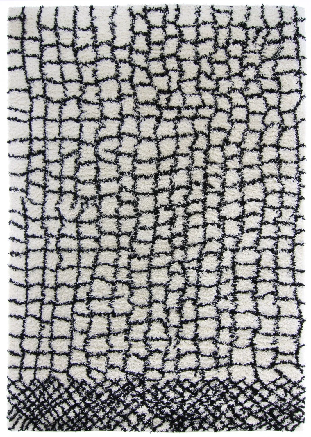 Shaggy rugs - Taverna (black/white)