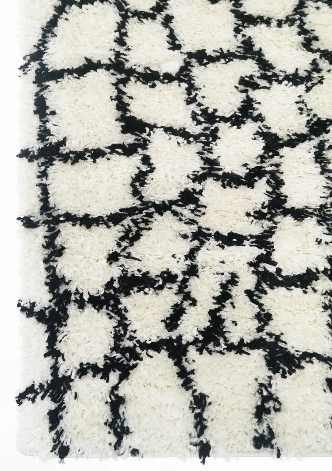 Shaggy rugs - Taverna (black/white)