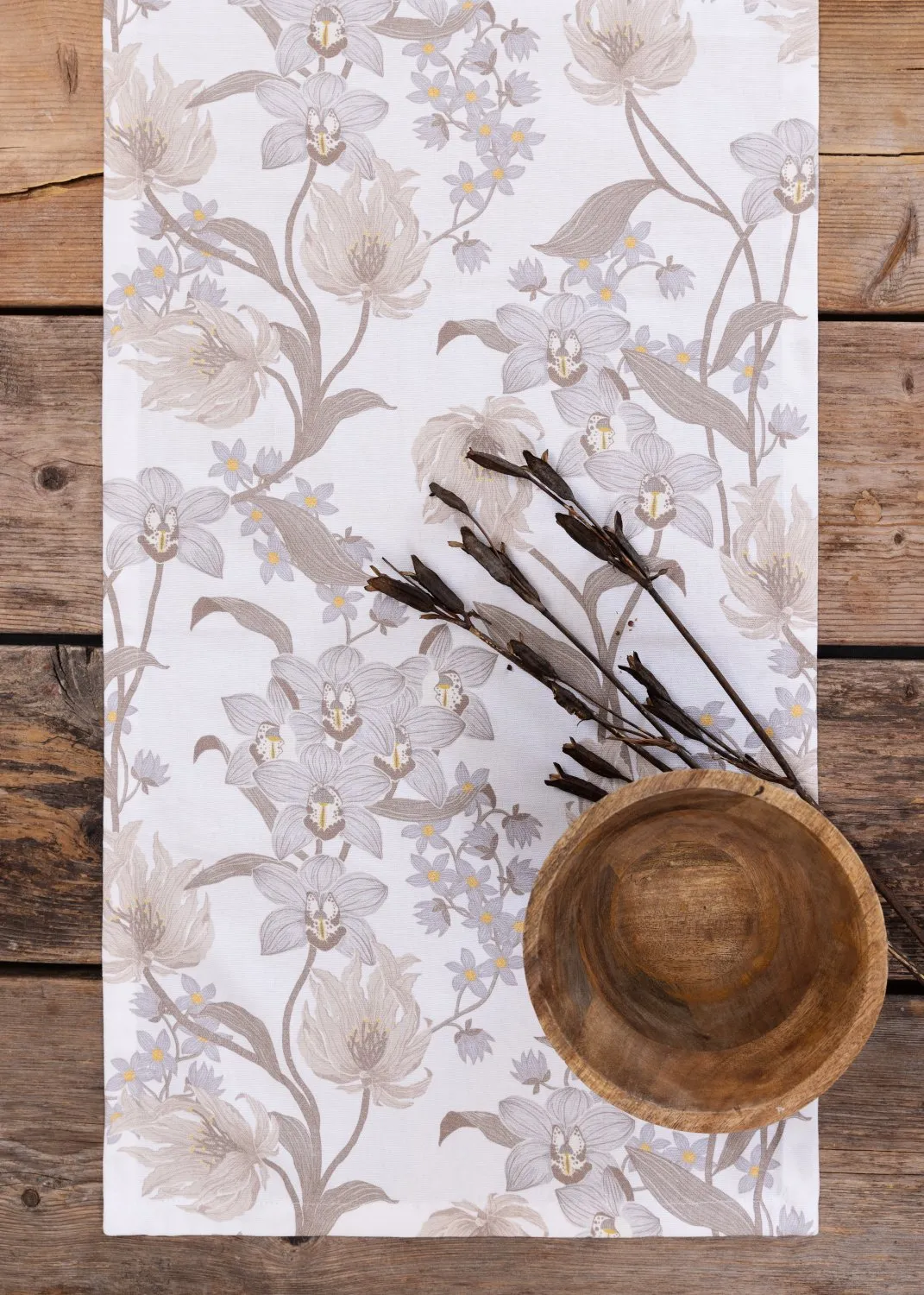Table runner - Florina (beige)