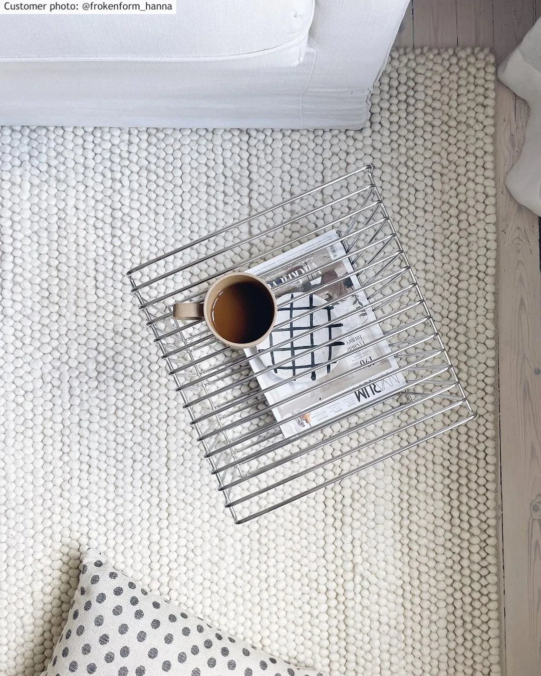 Wool rug - Avafors Wool Bubble (beige)