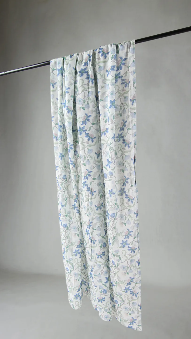 Curtains - Cotton curtain - Sollan (green)
