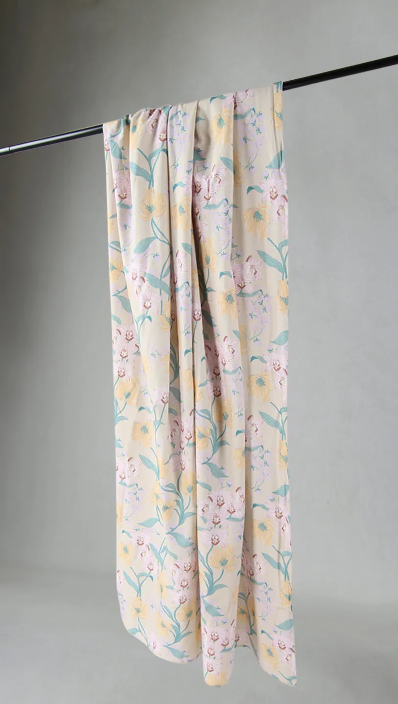 Curtains - Cotton curtain - Florina (pink)
