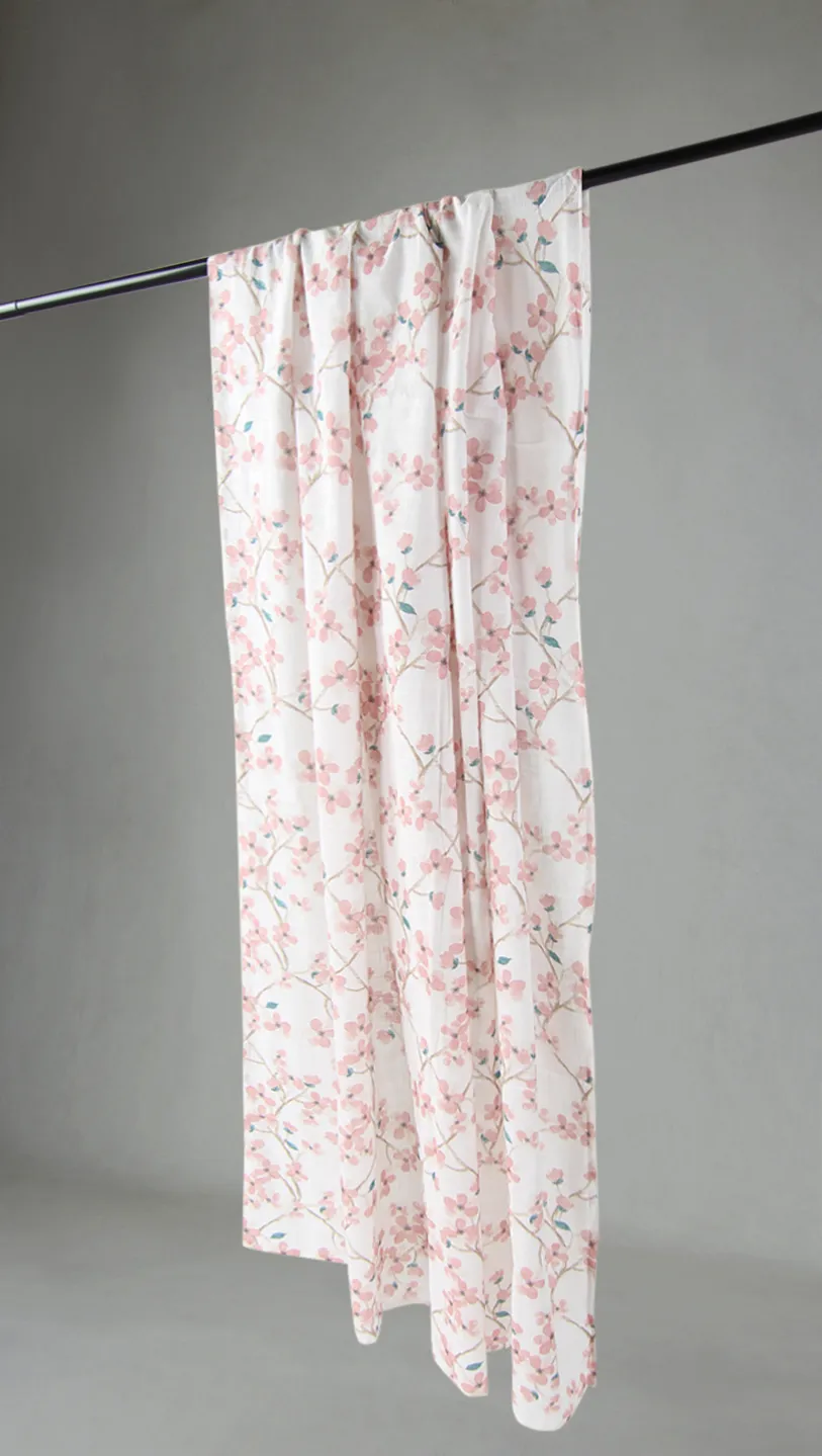 Curtains - Cotton curtain - Pia-Li (pink)