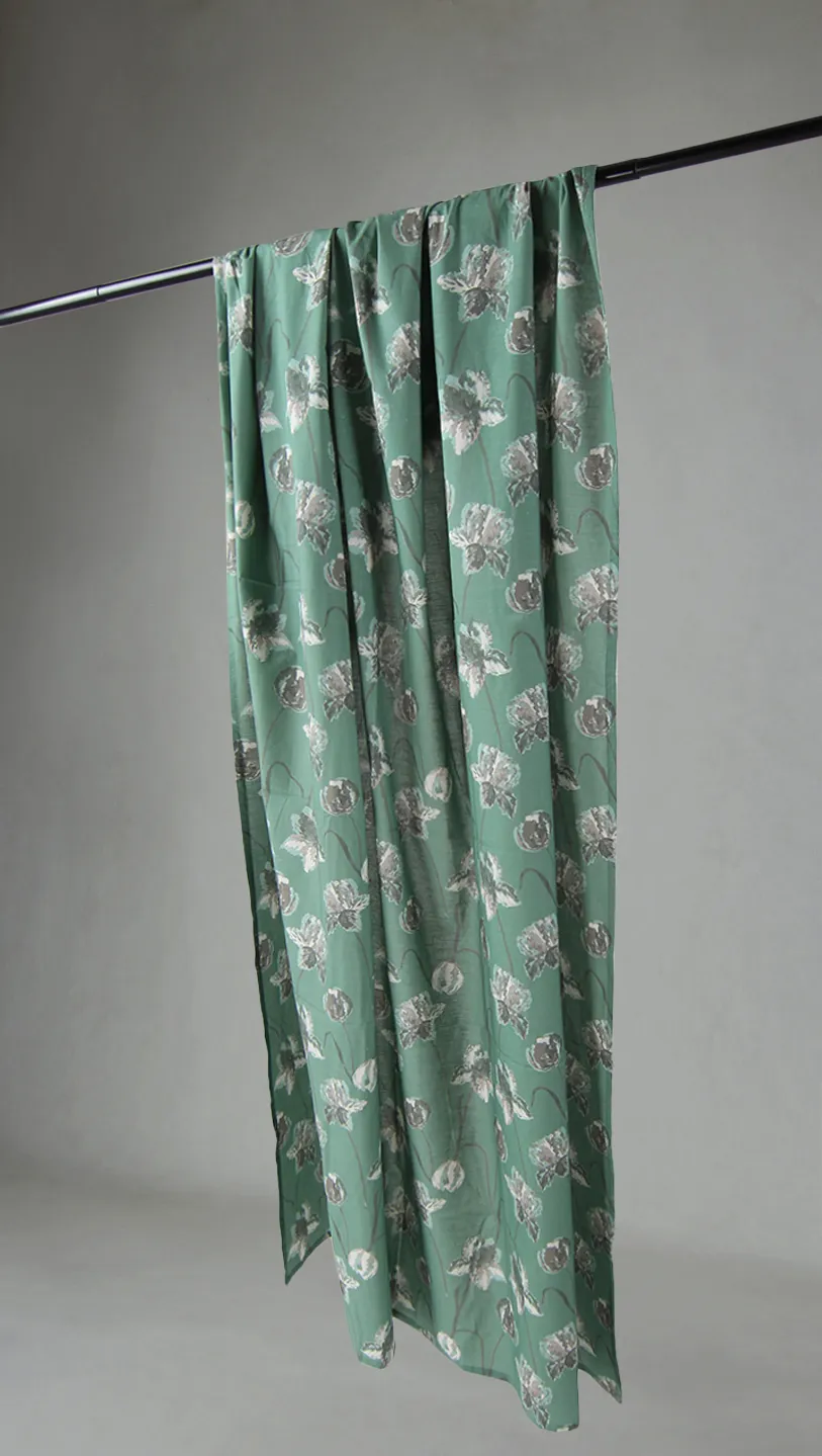 Curtains - Cotton curtain Alegria (green)