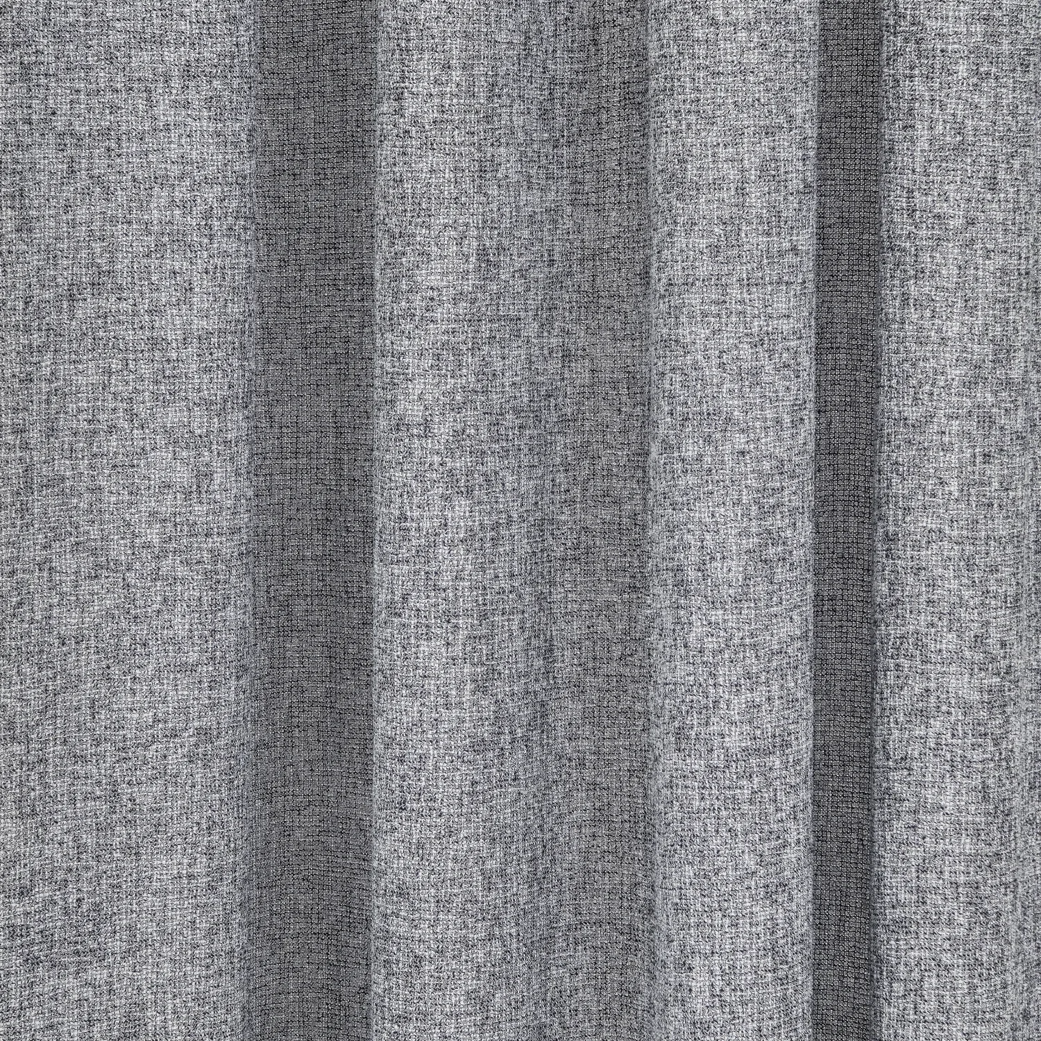 Curtains - Linen curtain Cosmina (dark gray)