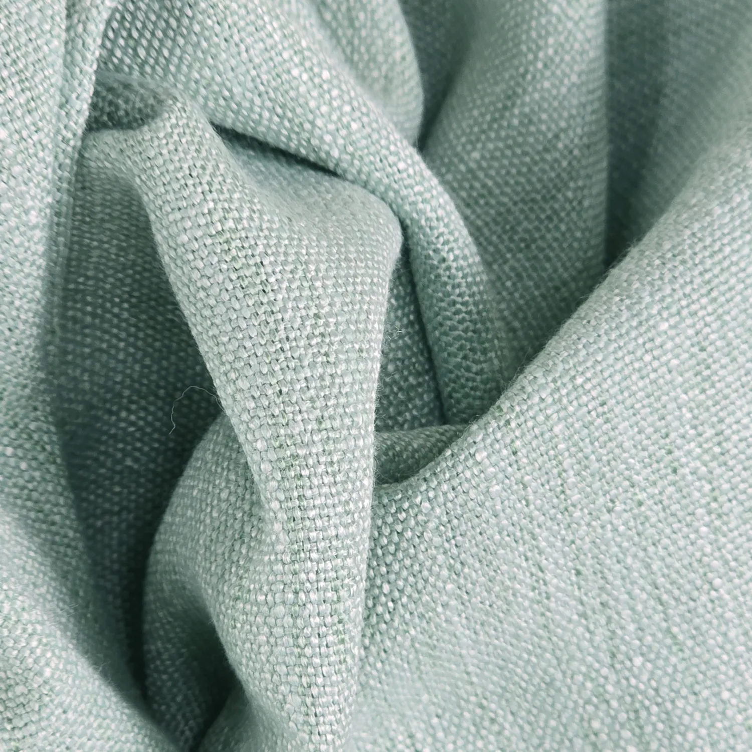 Curtains - Linen curtain Melania (light turquoise)