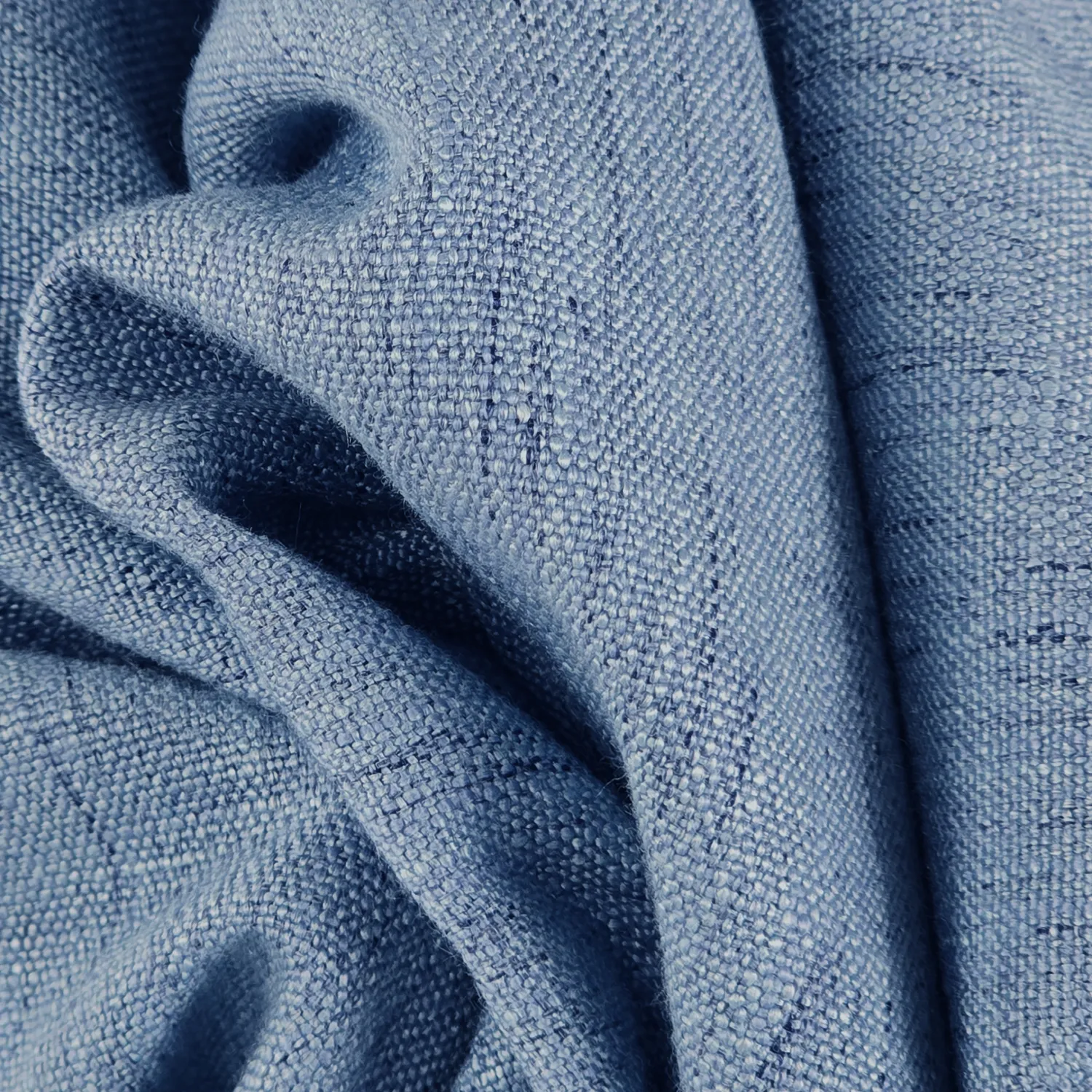Curtains - Linen curtain Melania (dark blue)