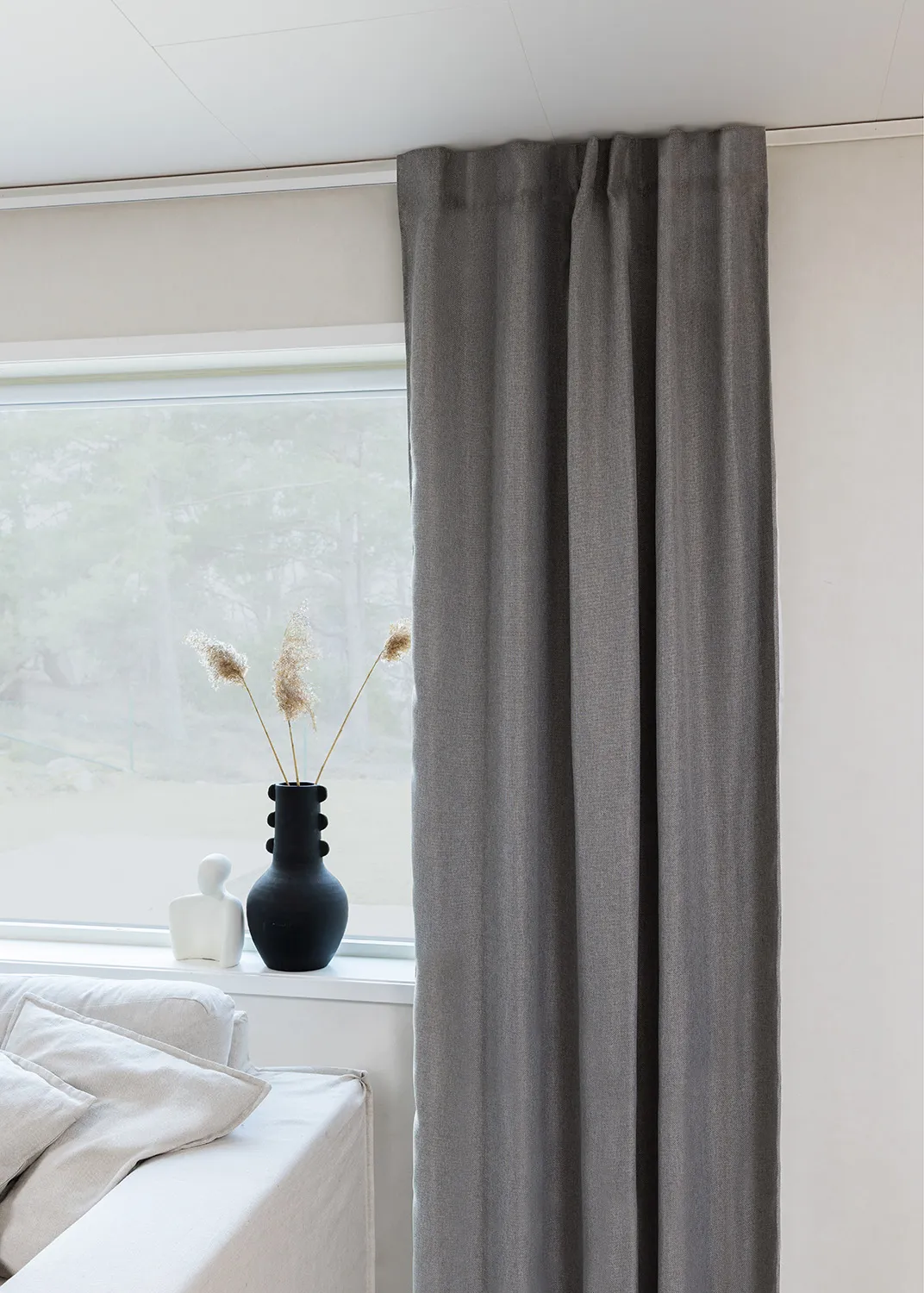Curtains - Blackout curtain Mila (grey)