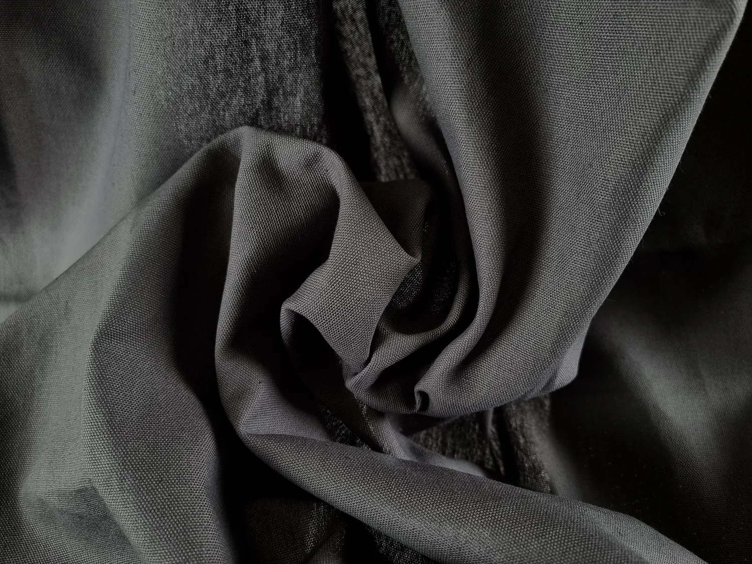 Curtains - Cotton curtain Anja (dark grey)