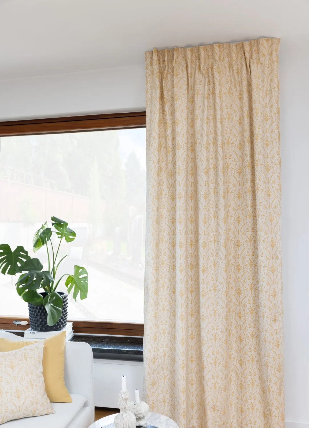 Curtains - Cotton curtain Helmi (Yellow)