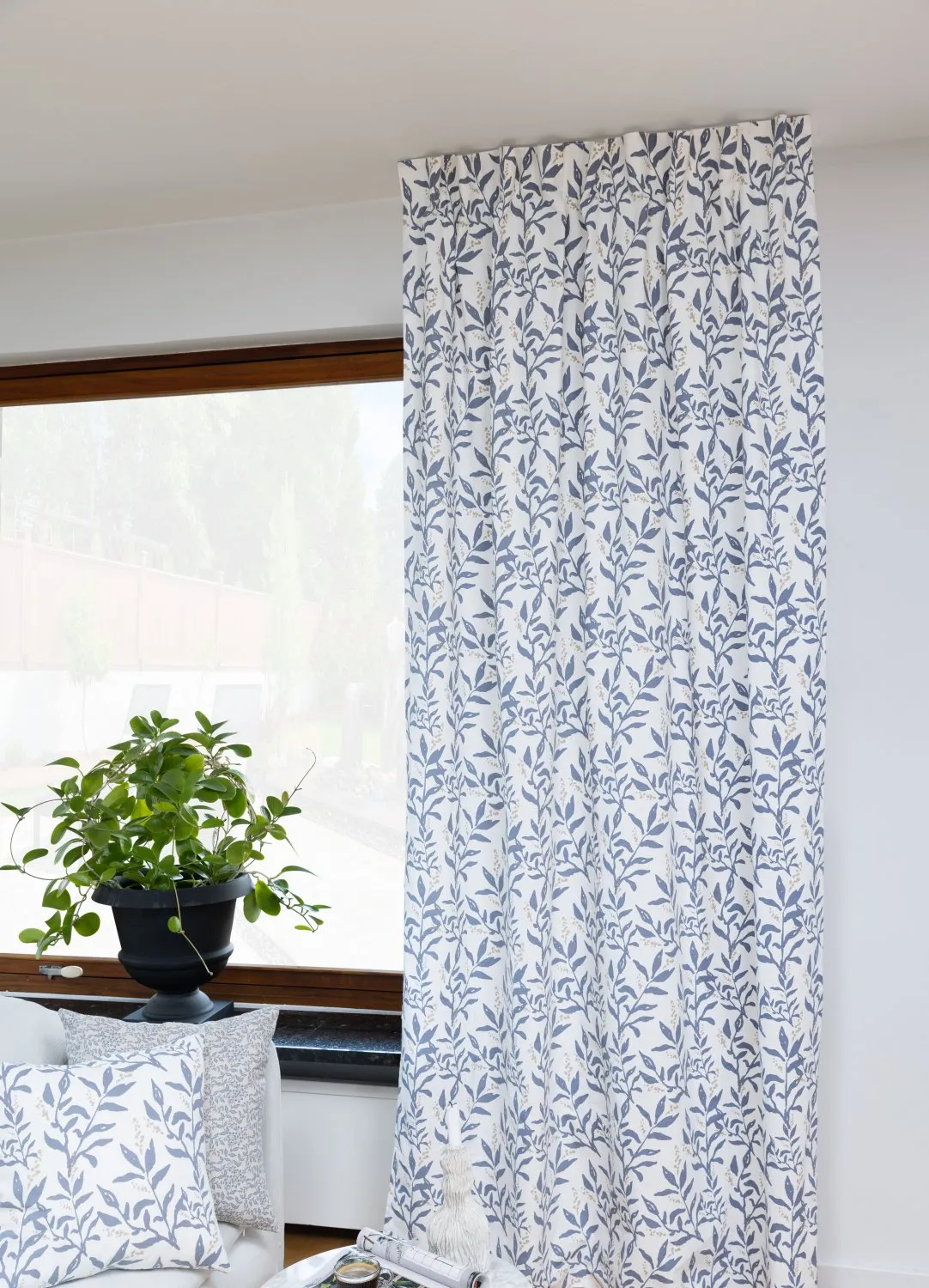 Curtains - Cotton curtain Katri (blue)