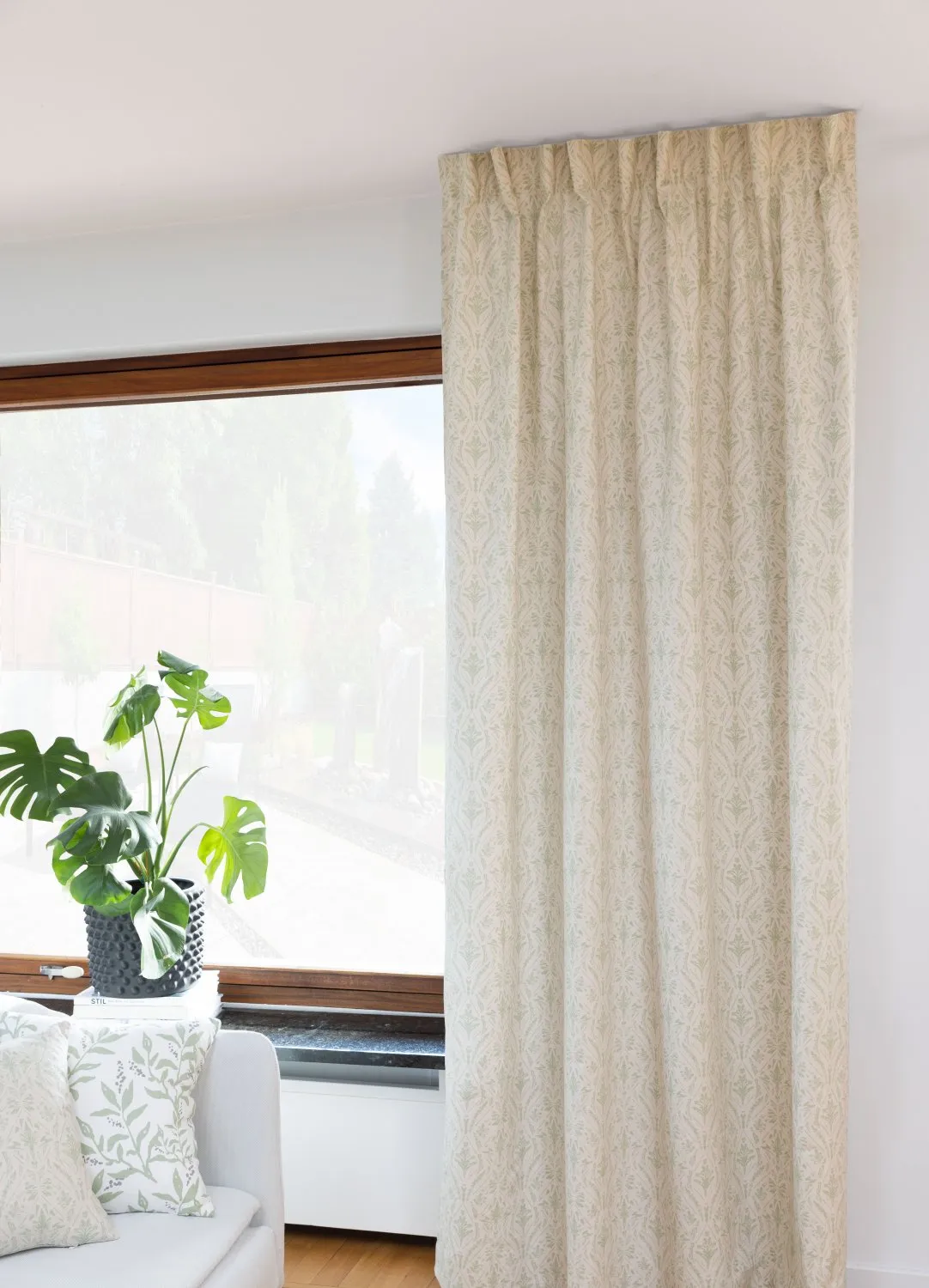 Curtains - Cotton curtain Minna (Green)
