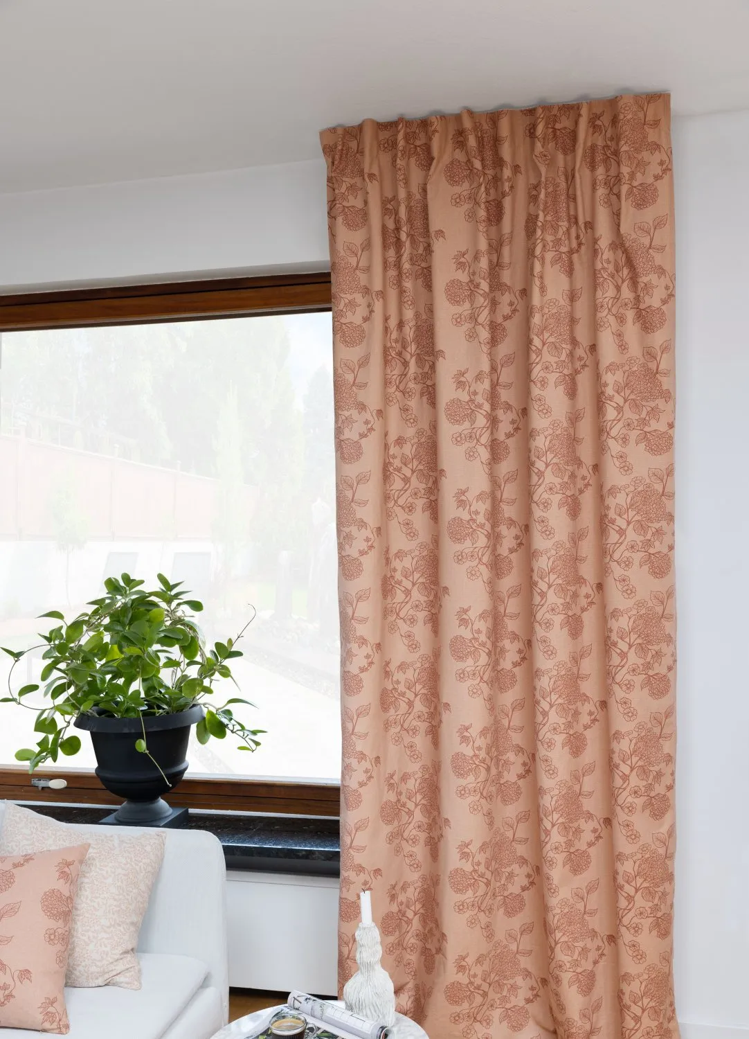 Curtains - Cotton curtain Minna (pink)