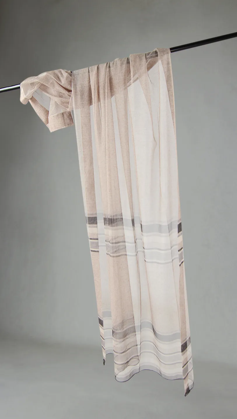 Curtains - Lace curtain Mayra (grey)