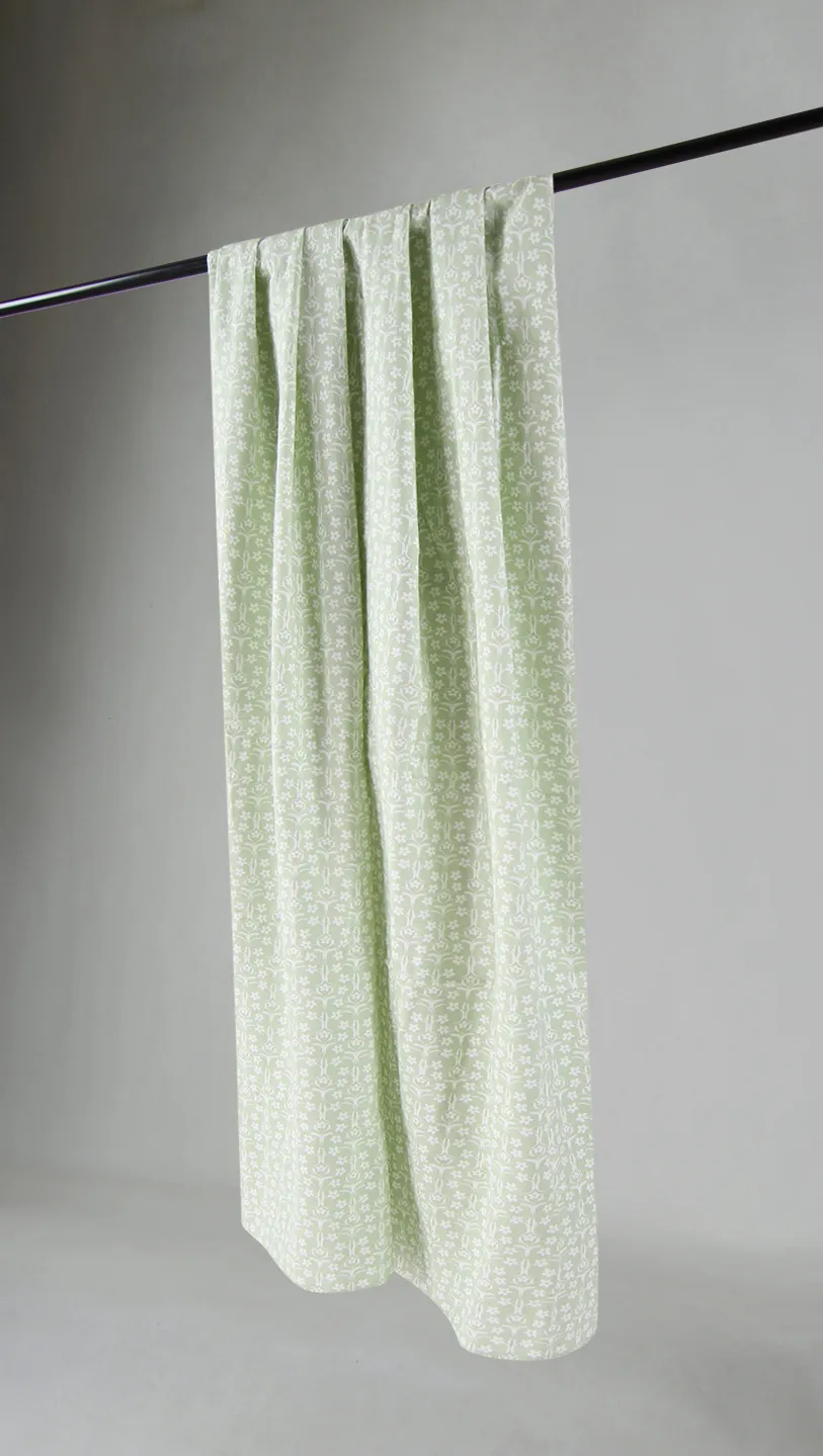 Curtains - Cotton curtain Ella (Green)