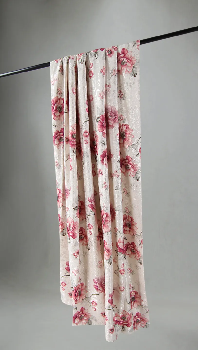 Curtain - Blom (pink)