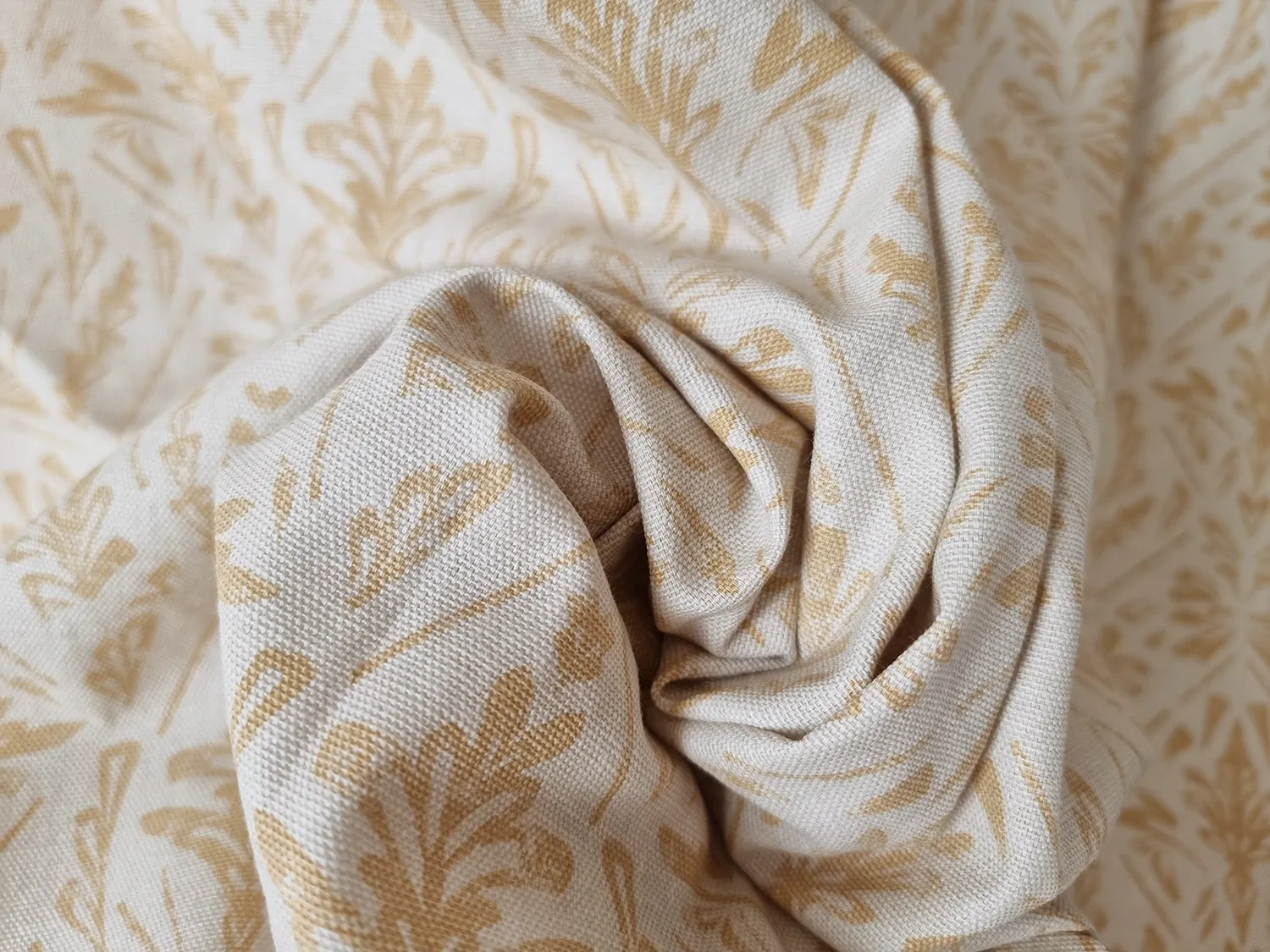 Curtains - Cotton curtain Helmi (Yellow)