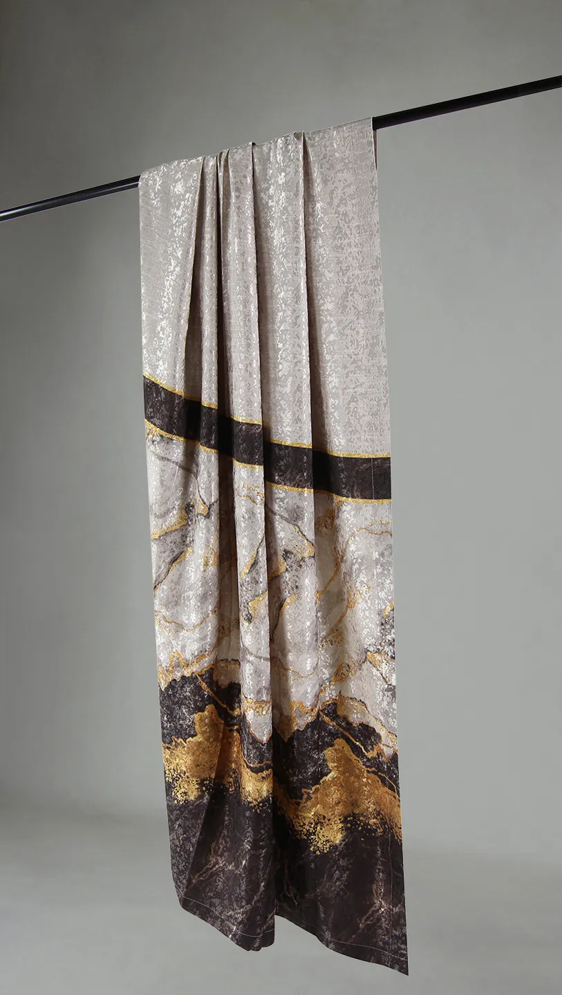 Curtain - Padova (black/multi)