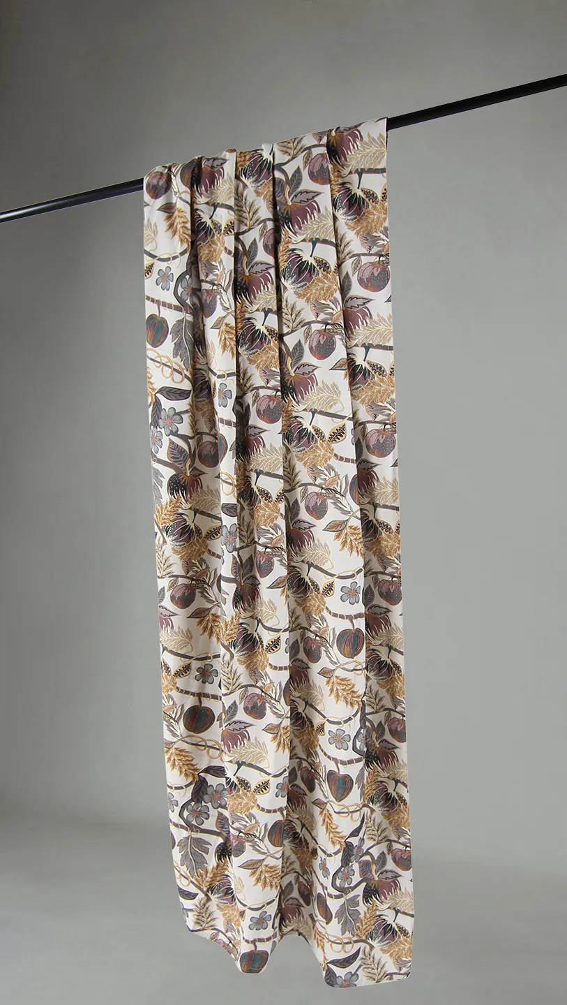 Curtains - Cotton curtain Lise (brown)