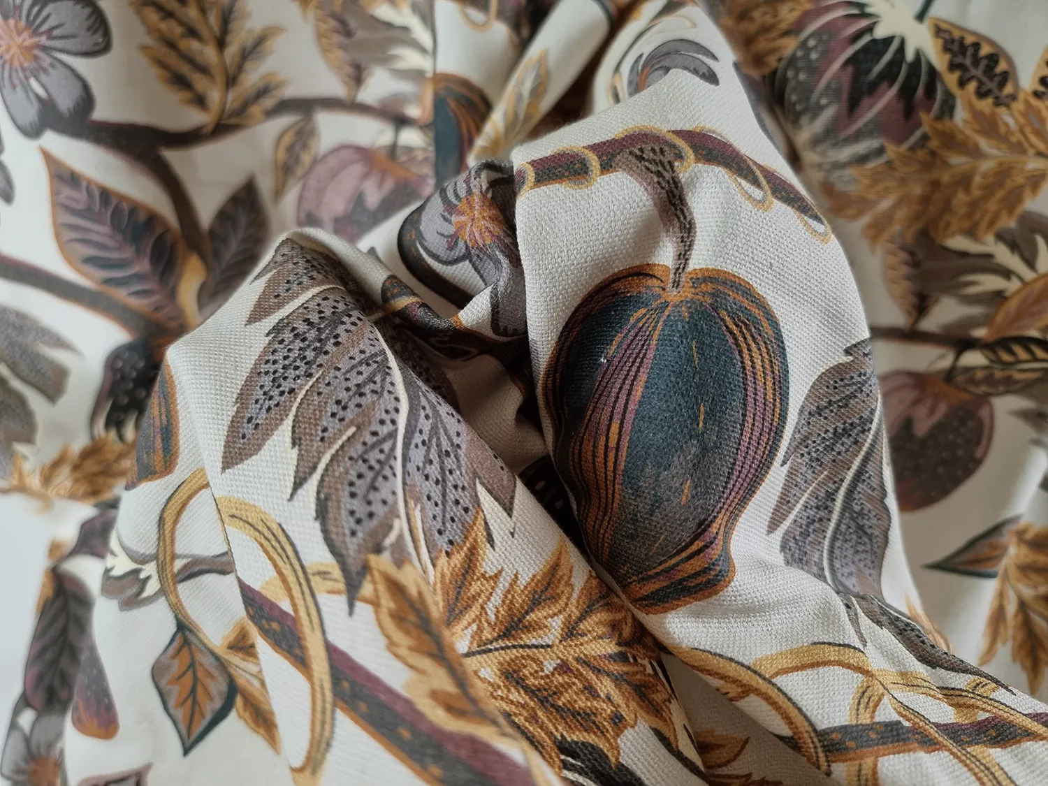 Curtains - Cotton curtain Lise (brown)